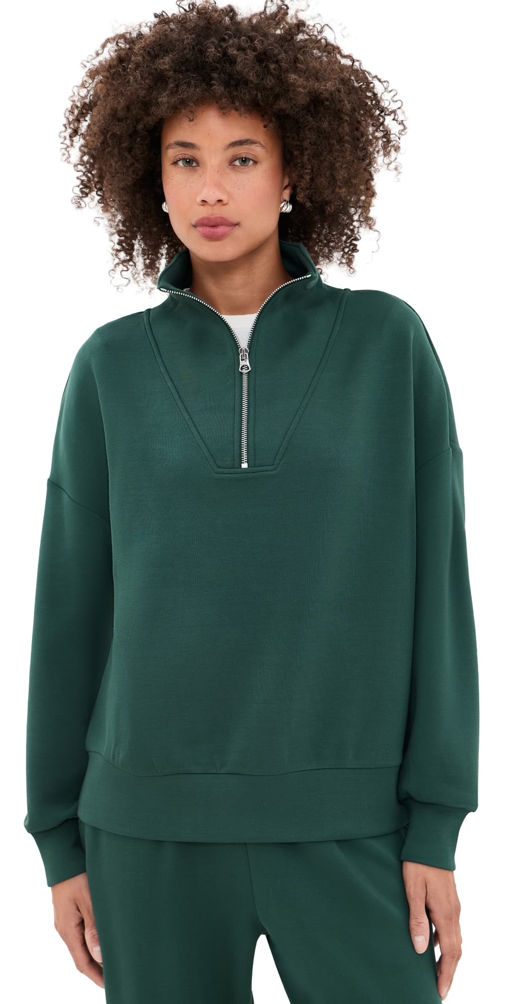 Varley Hawley Half Zip Sweatshirt Ponderosa Pine