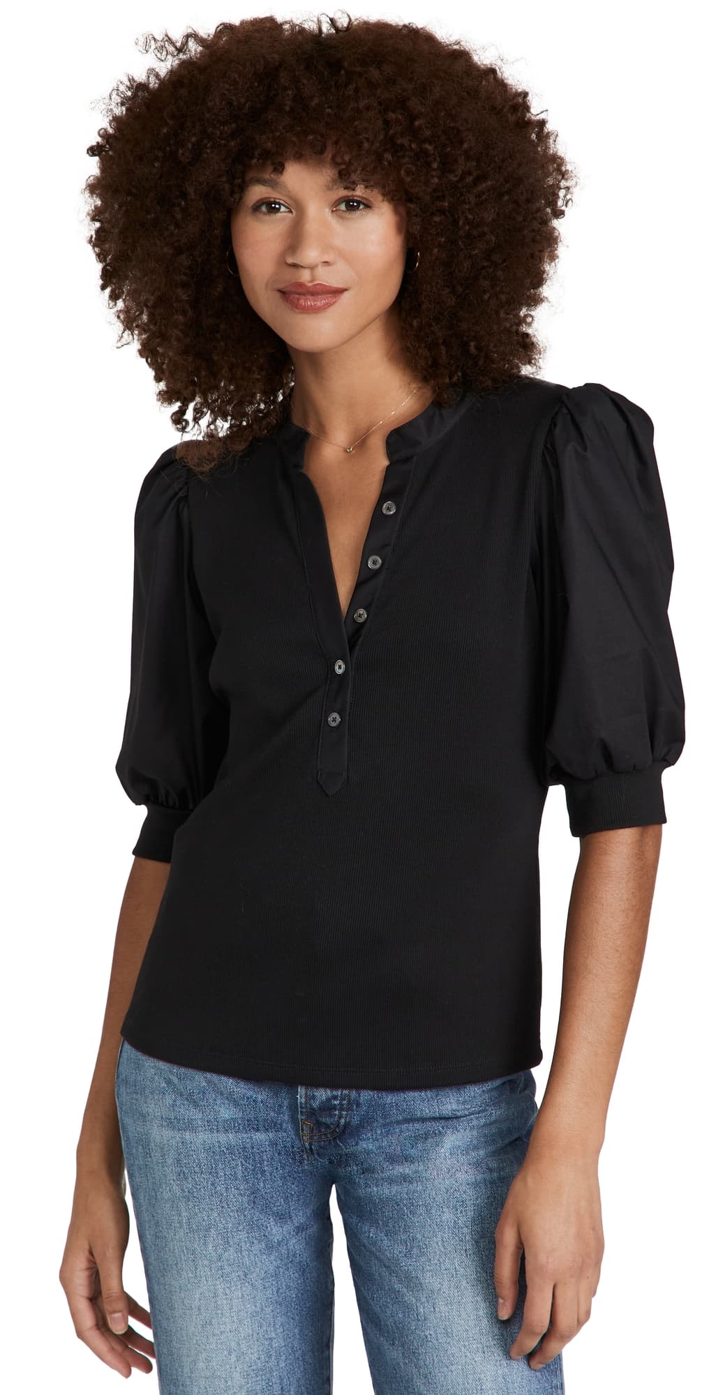 Veronica Beard Jean Coralee Top Black