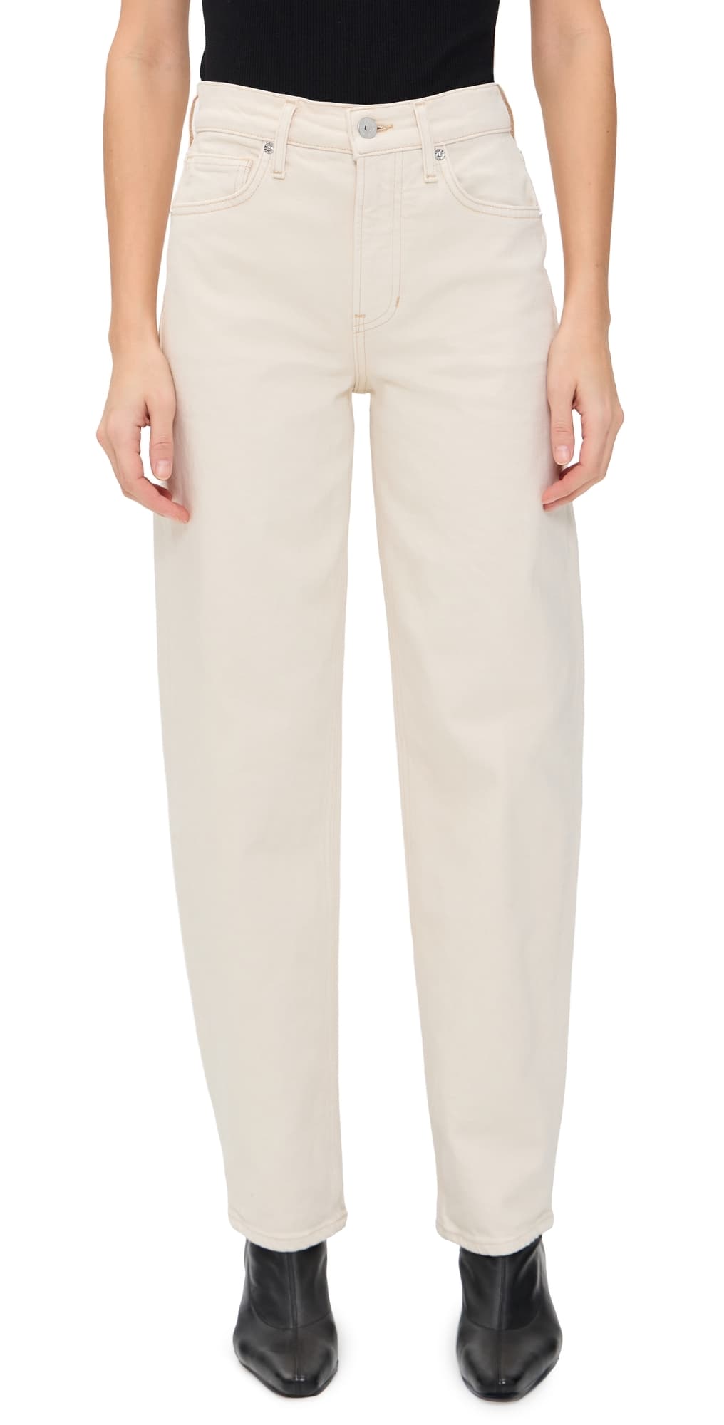 Veronica Beard Jean Harley Jeans Ecru