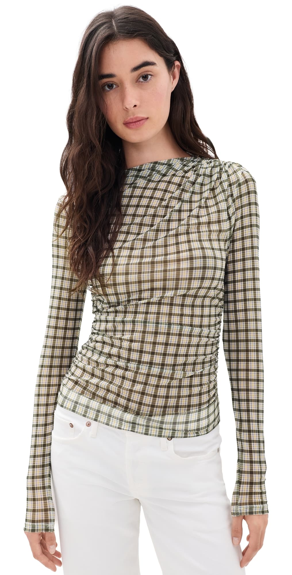 Veronica Beard Jean Nuvina Top Loden Multi
