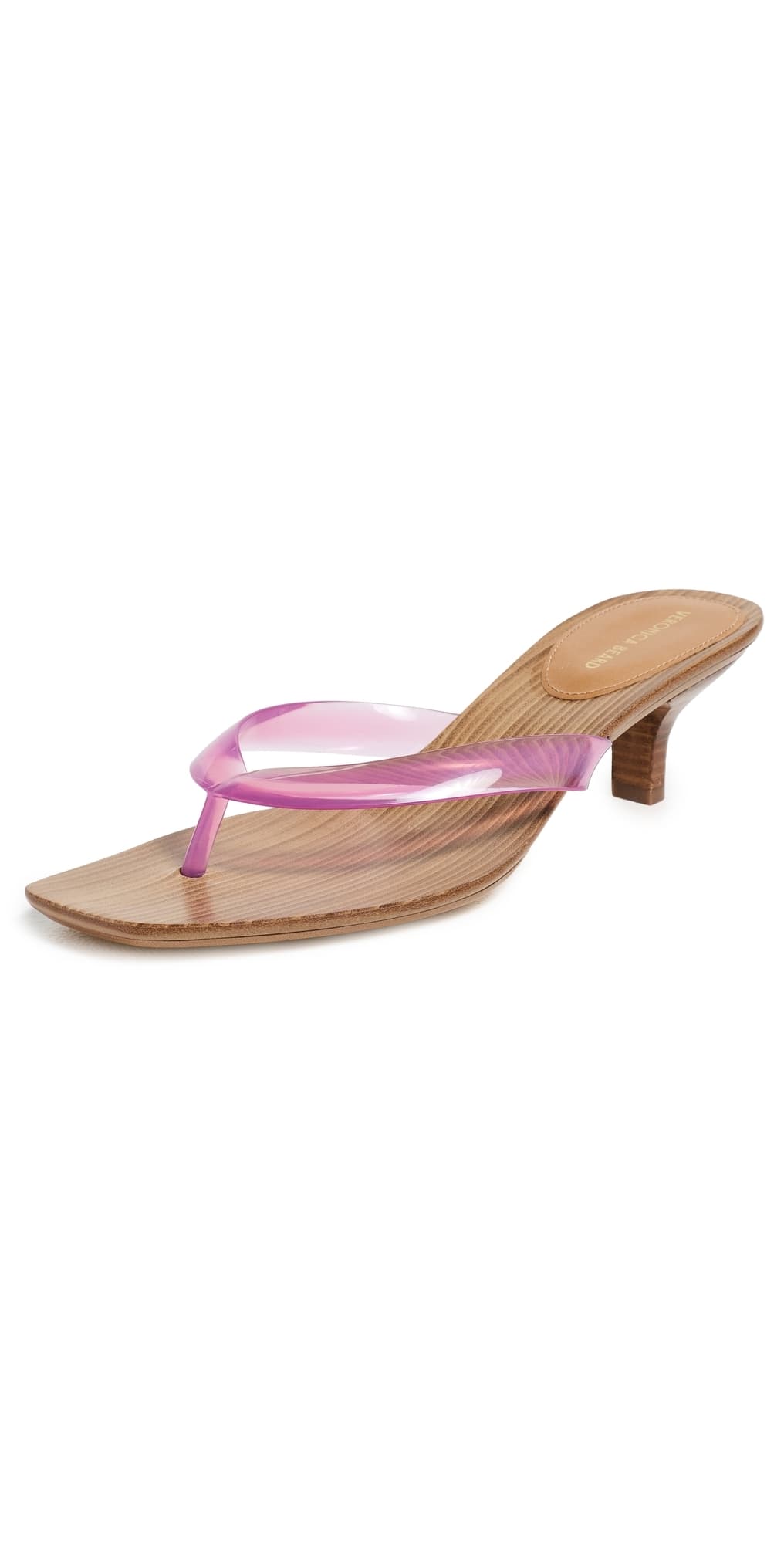 Veronica Beard Clea Jelly Sandals 45mm Petal Pink