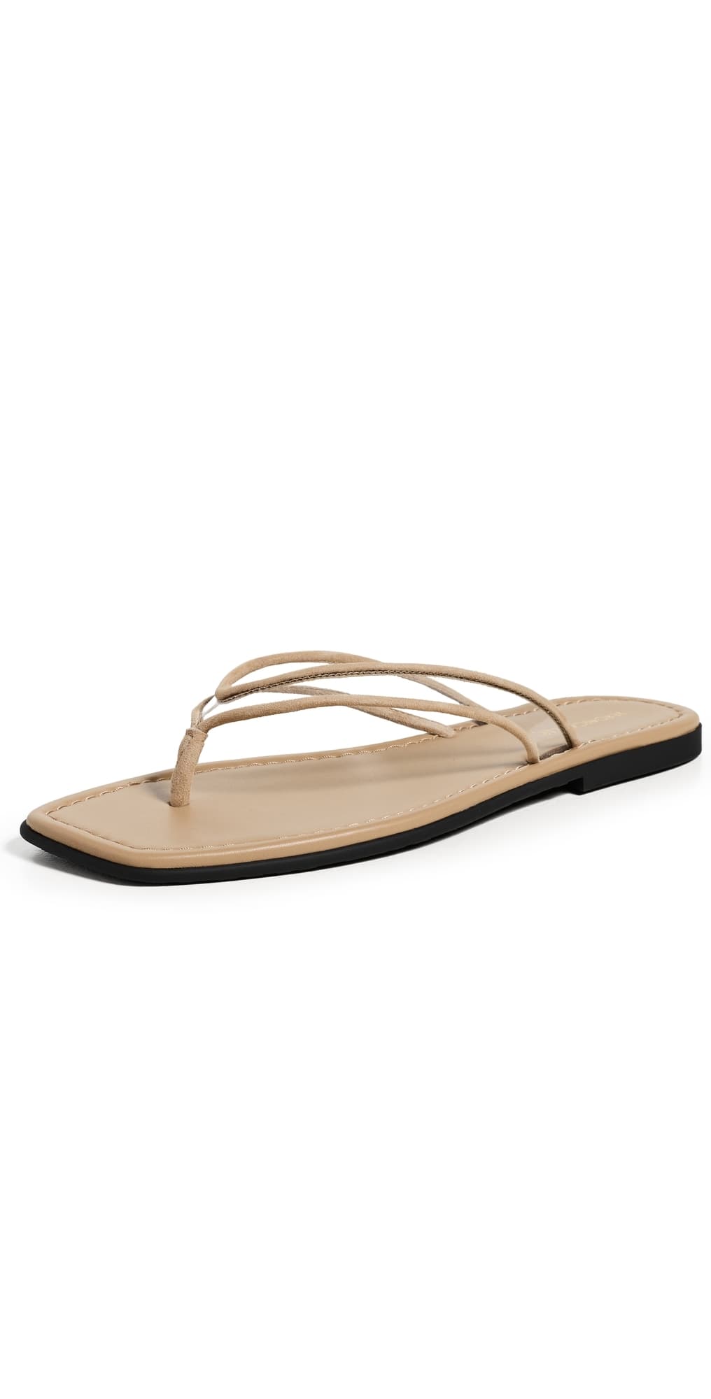 Veronica Beard Clea Piping Sandals Clear/Sand