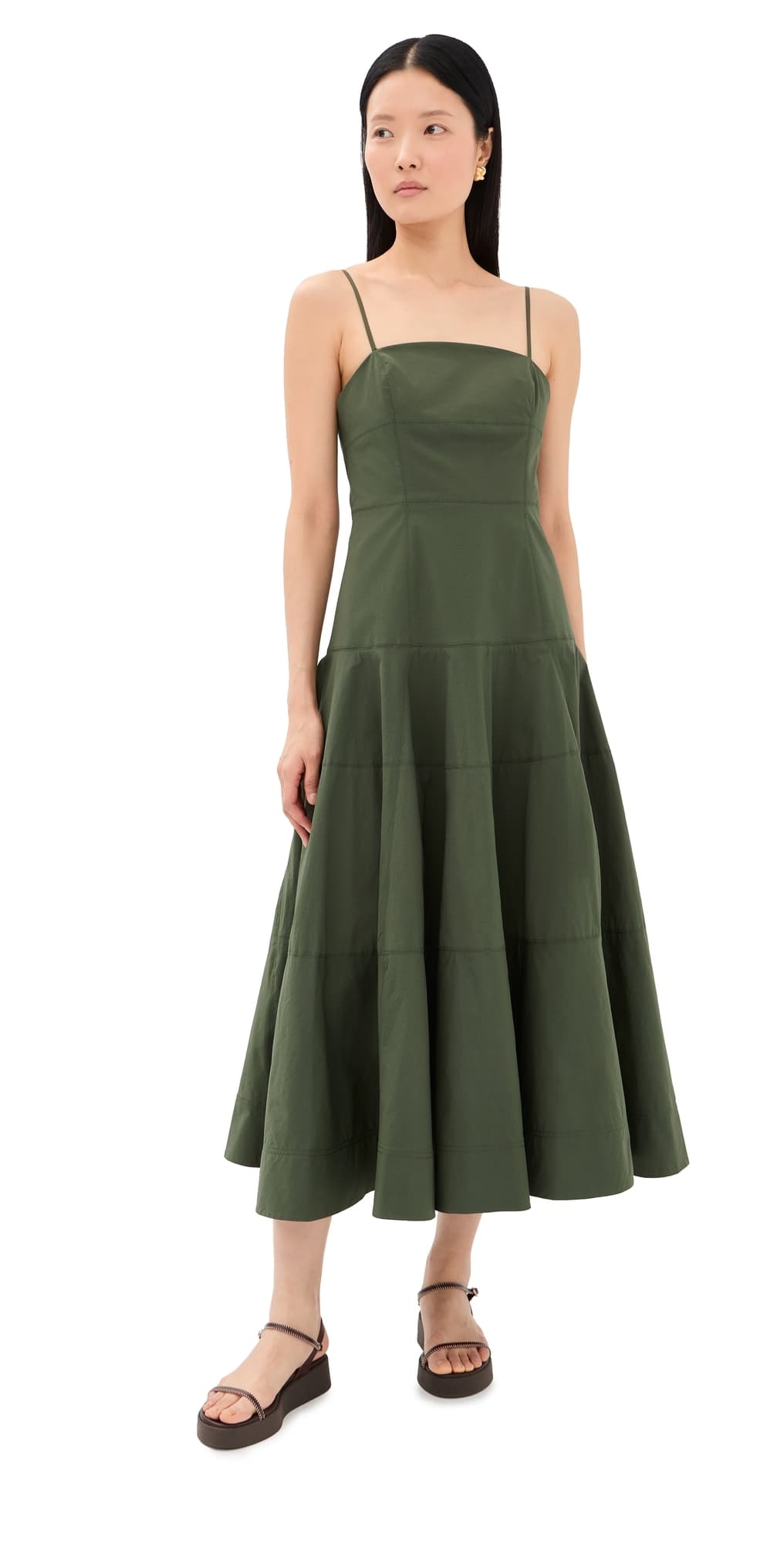 Veronica Beard Ilona Dress Army