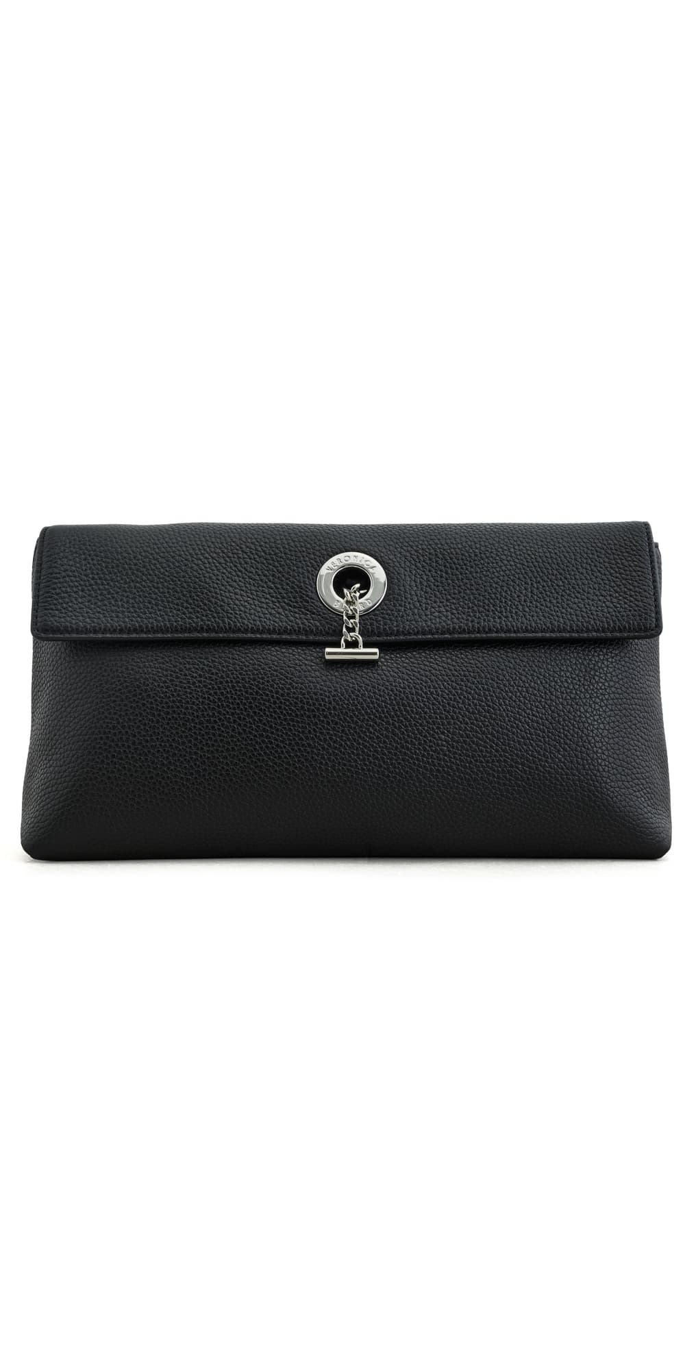 Veronica Beard Anchor Clutch Black
