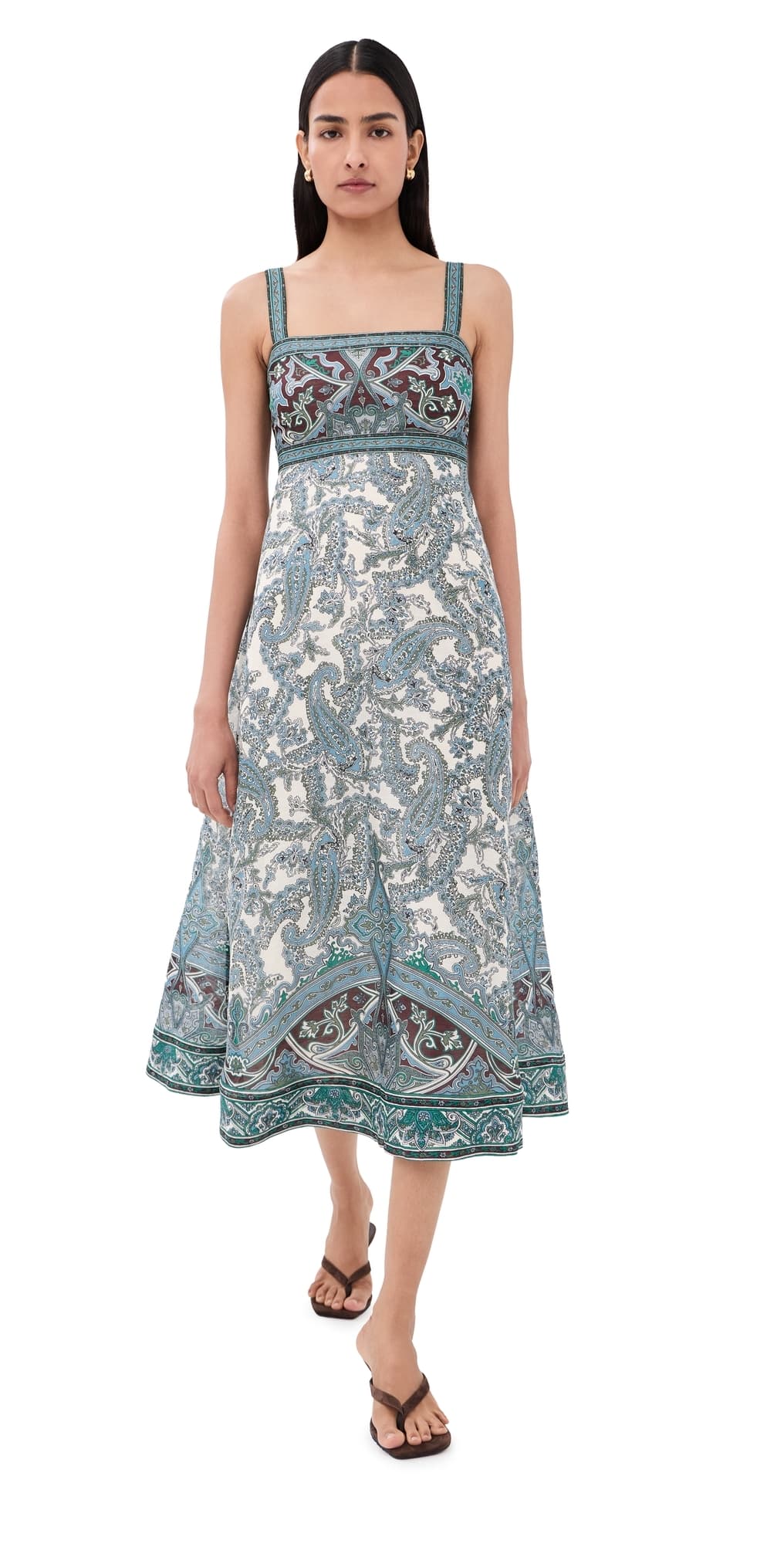 Veronica Beard Rye Dress Ecru Multi