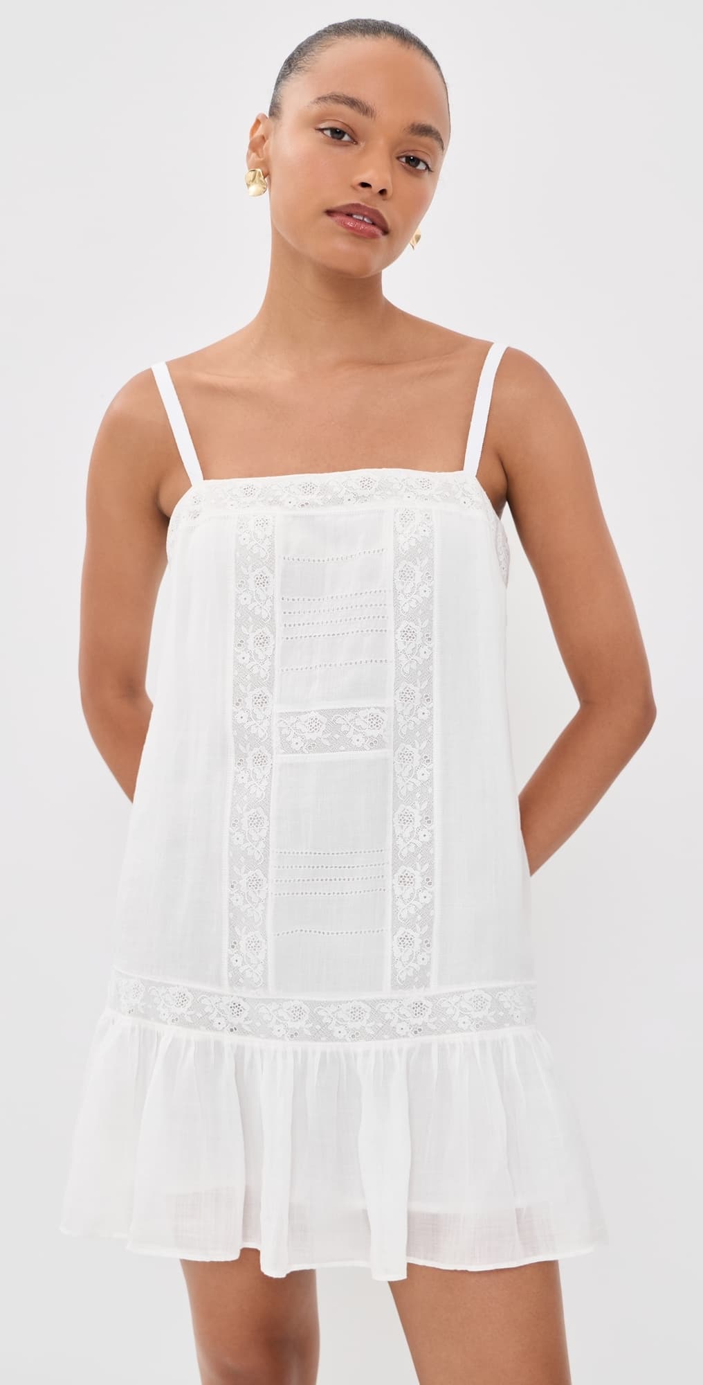 Veronica Beard Naderah Dress White