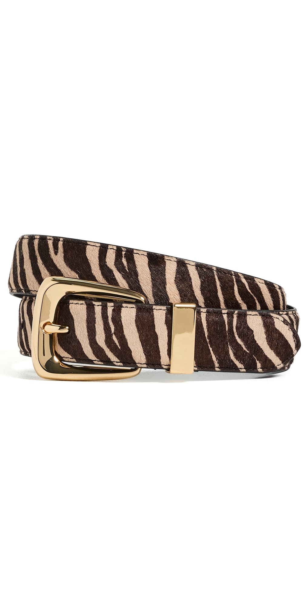 Veronica Beard Ziger Arch Belt Tan Multi