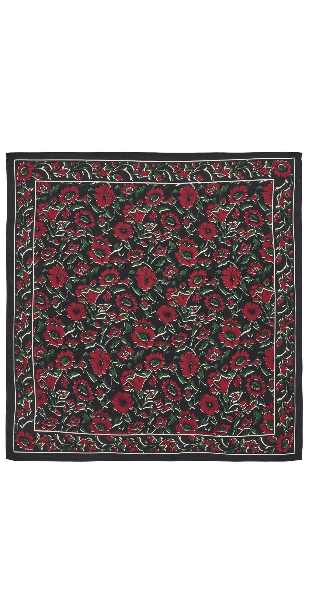 Veronica Beard Sava Scarf Cardinal Red Multi