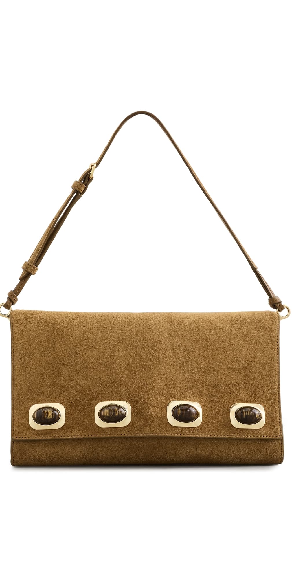 Veronica Beard Cabochon Edit Shoulder Bag Acorn