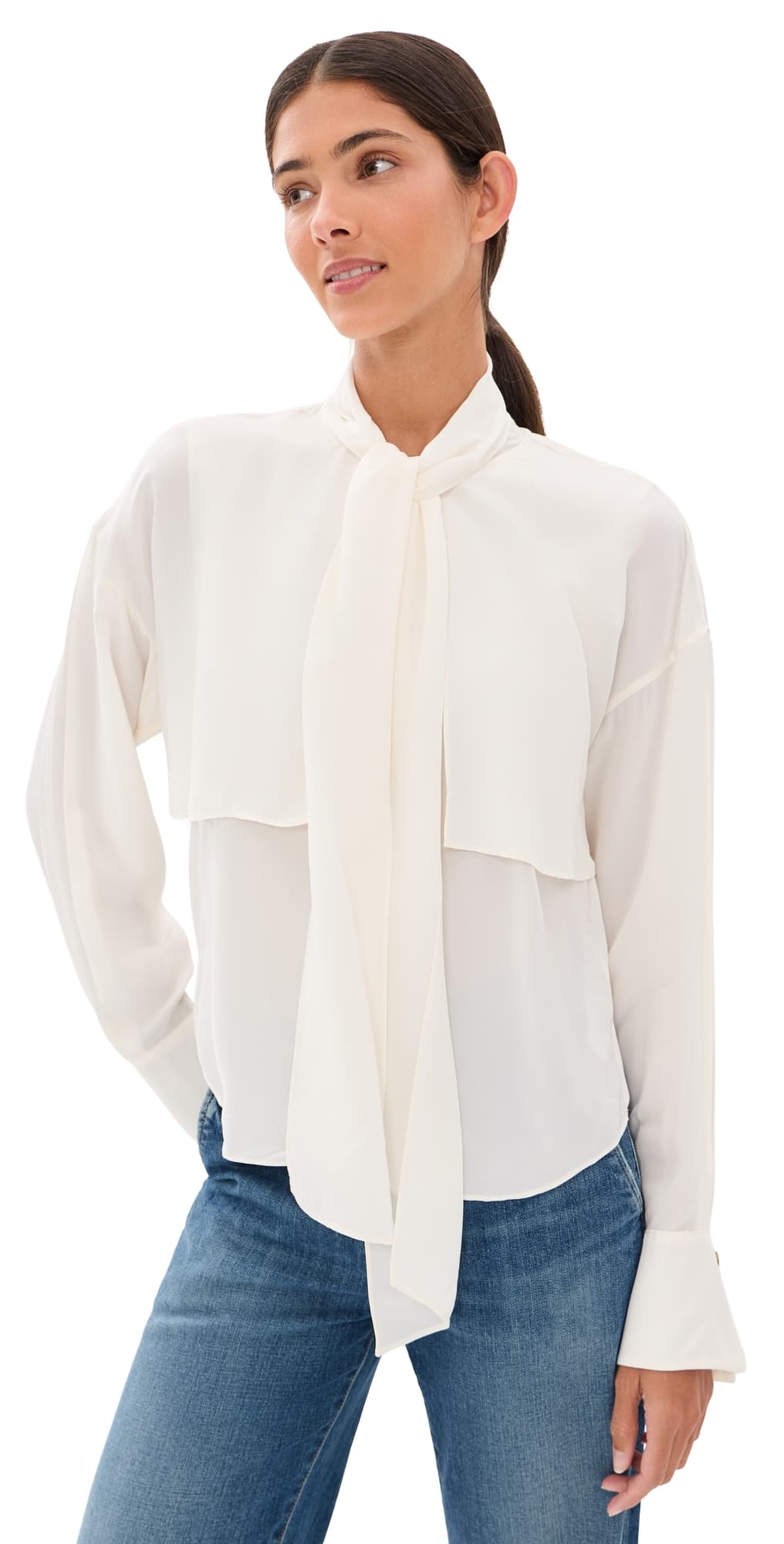 Veronica Beard Darlis Blouse Dove