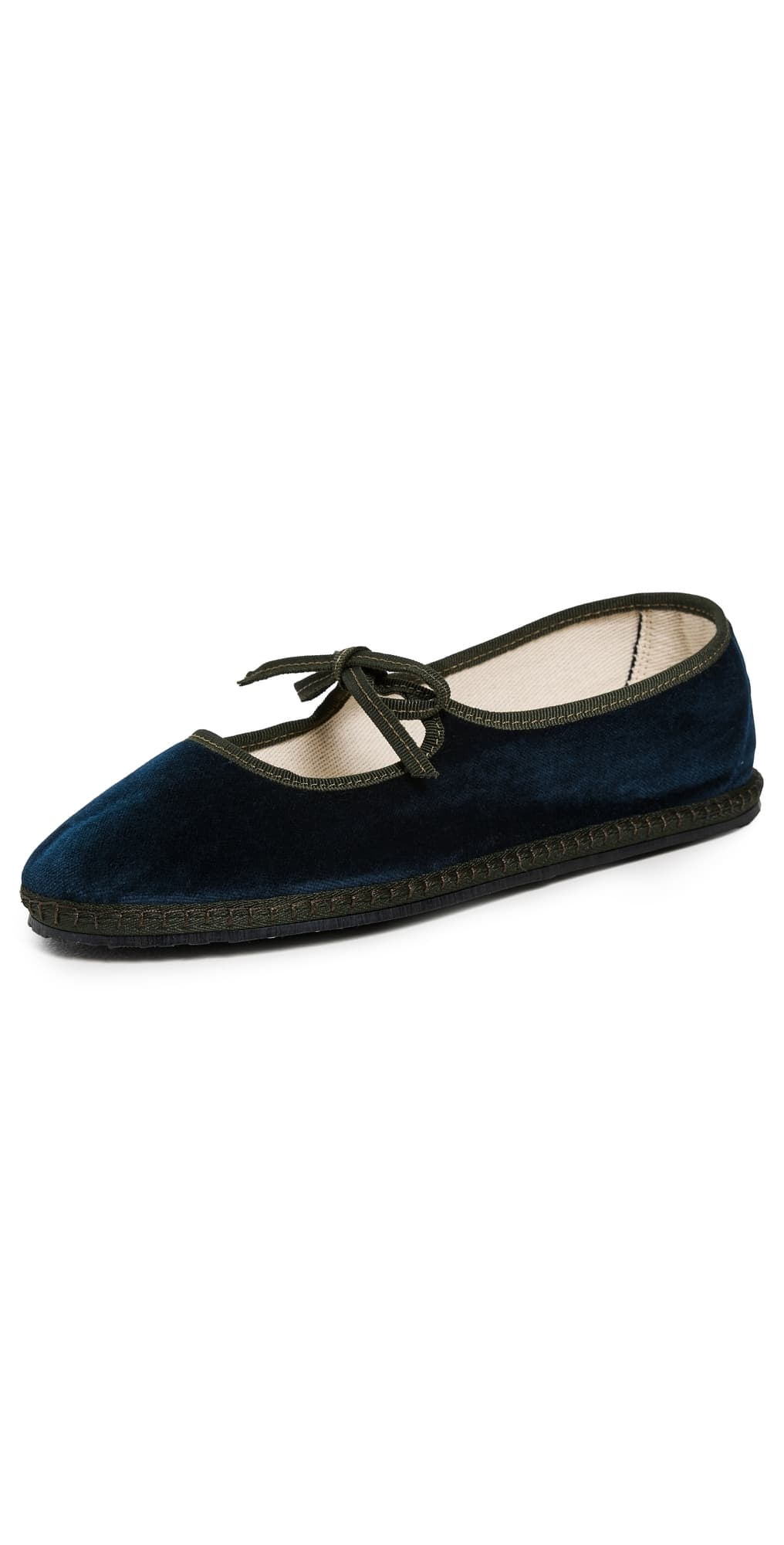 ViBi VENEZiA Brigitte Velvet Mary Jane Flats Zattere