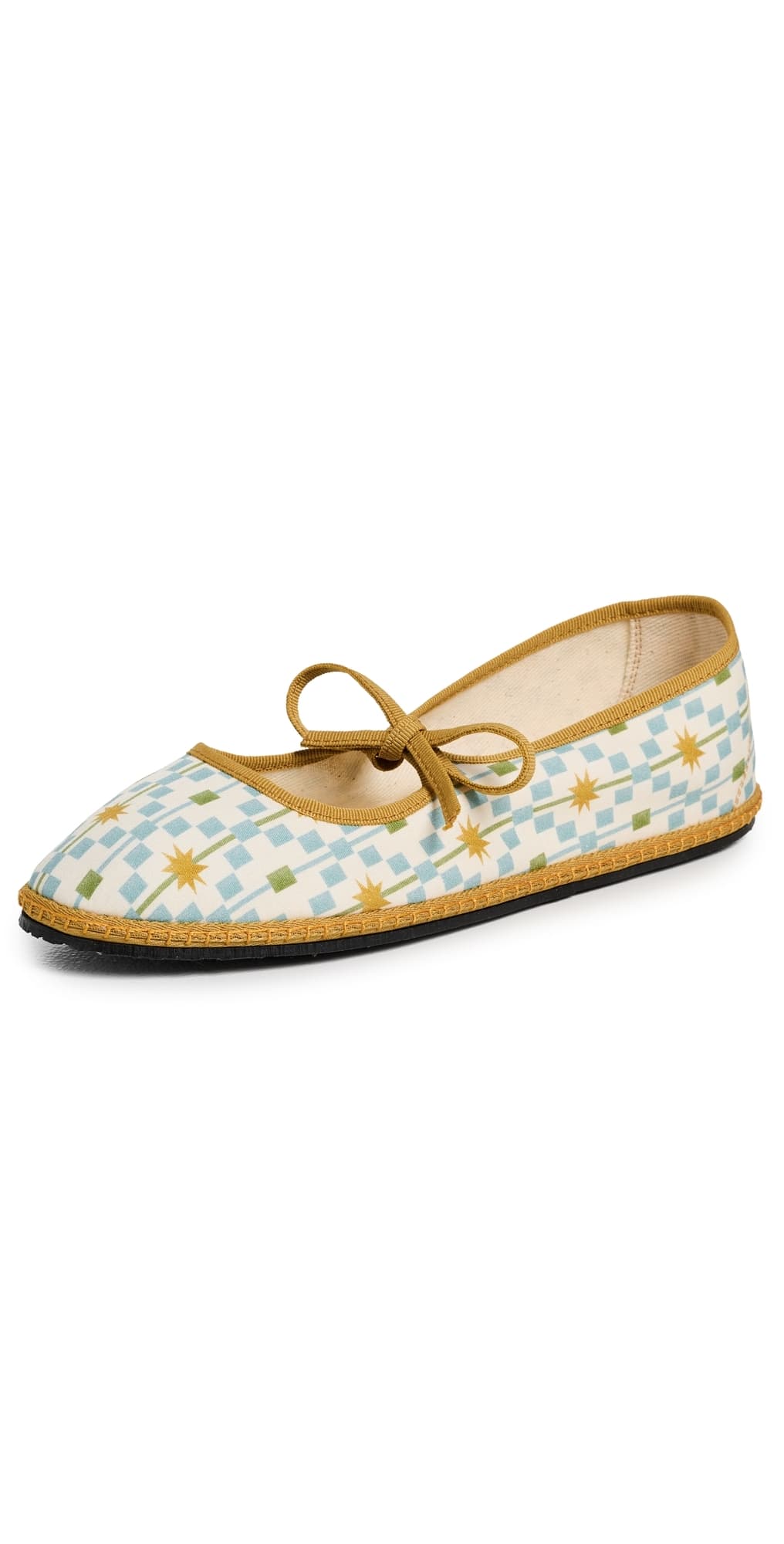 ViBi VENEZiA Brigitte Cotton Mary Janes Sole