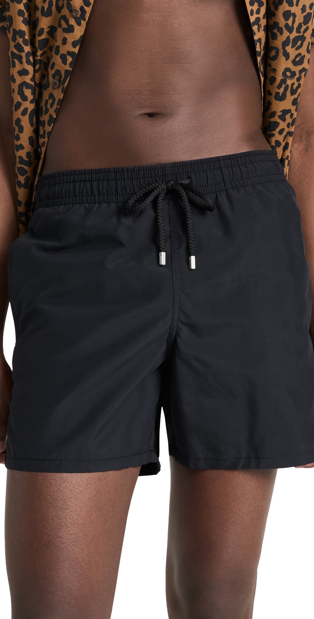 Vilebrequin Solid Moorea Swim Trunks 5 Noir