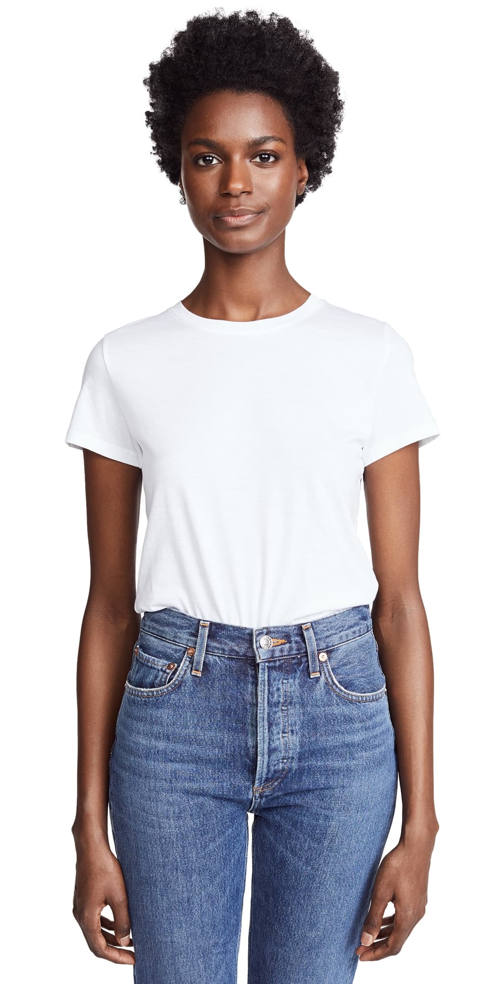 Vince Essential Crew Tee Optic White
