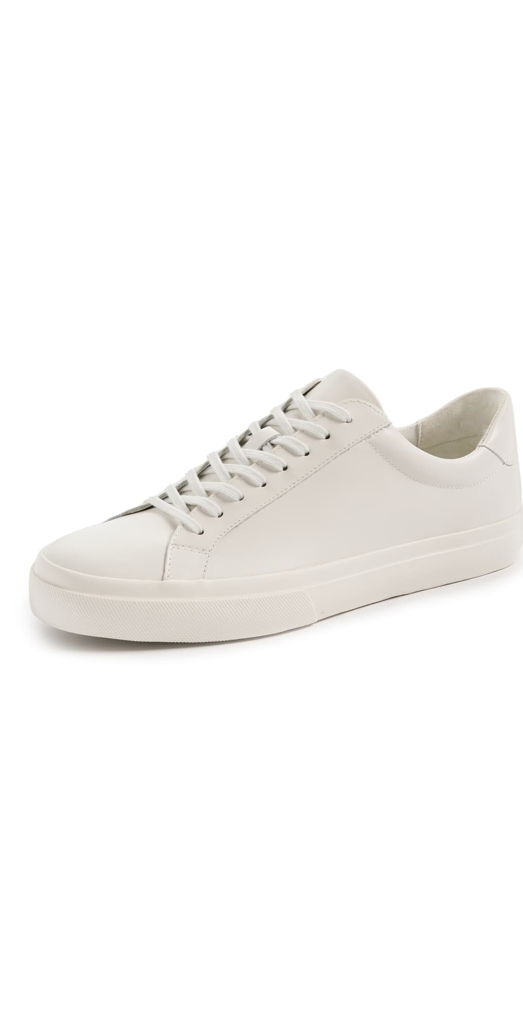 Vince Fulton Leather Sneakers White