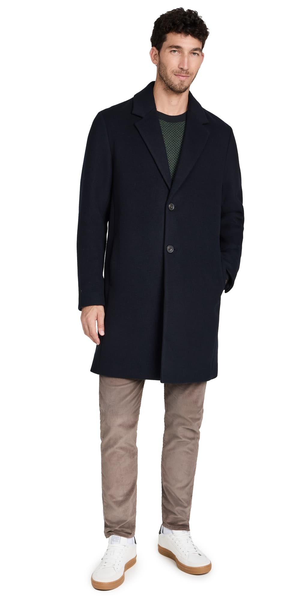 Vince Classic Coat Coastal