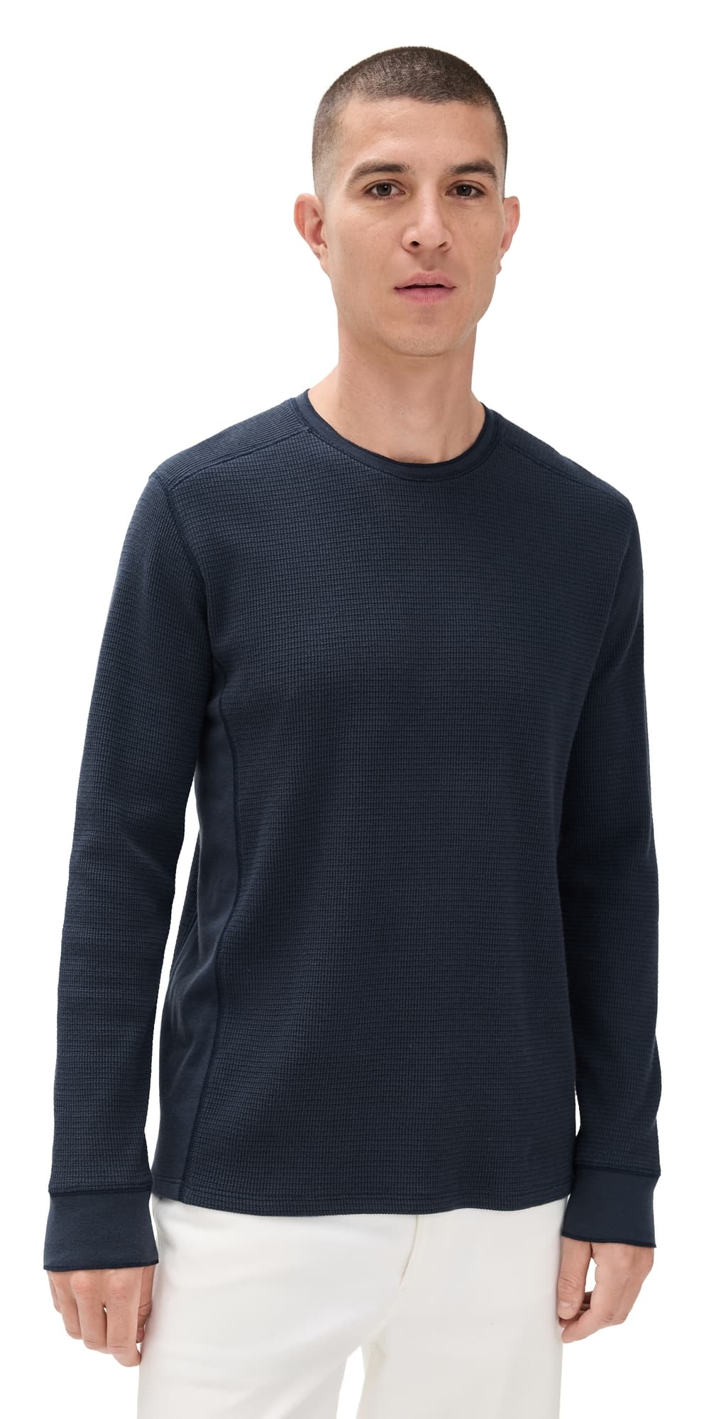Vince Thermal Crew Shirt Coastal