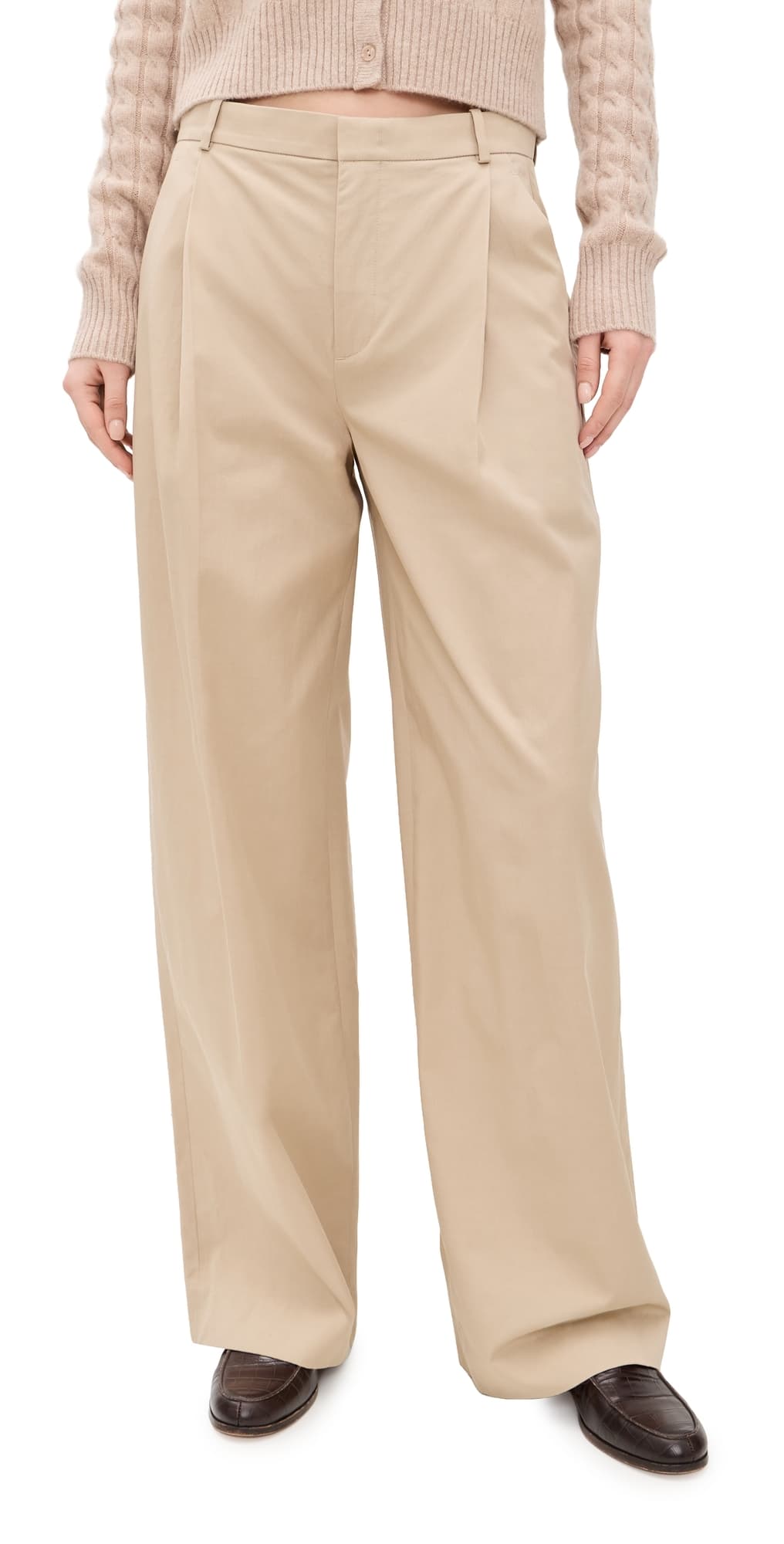 Vince Camille Wide Leg Trousers Wheatstone