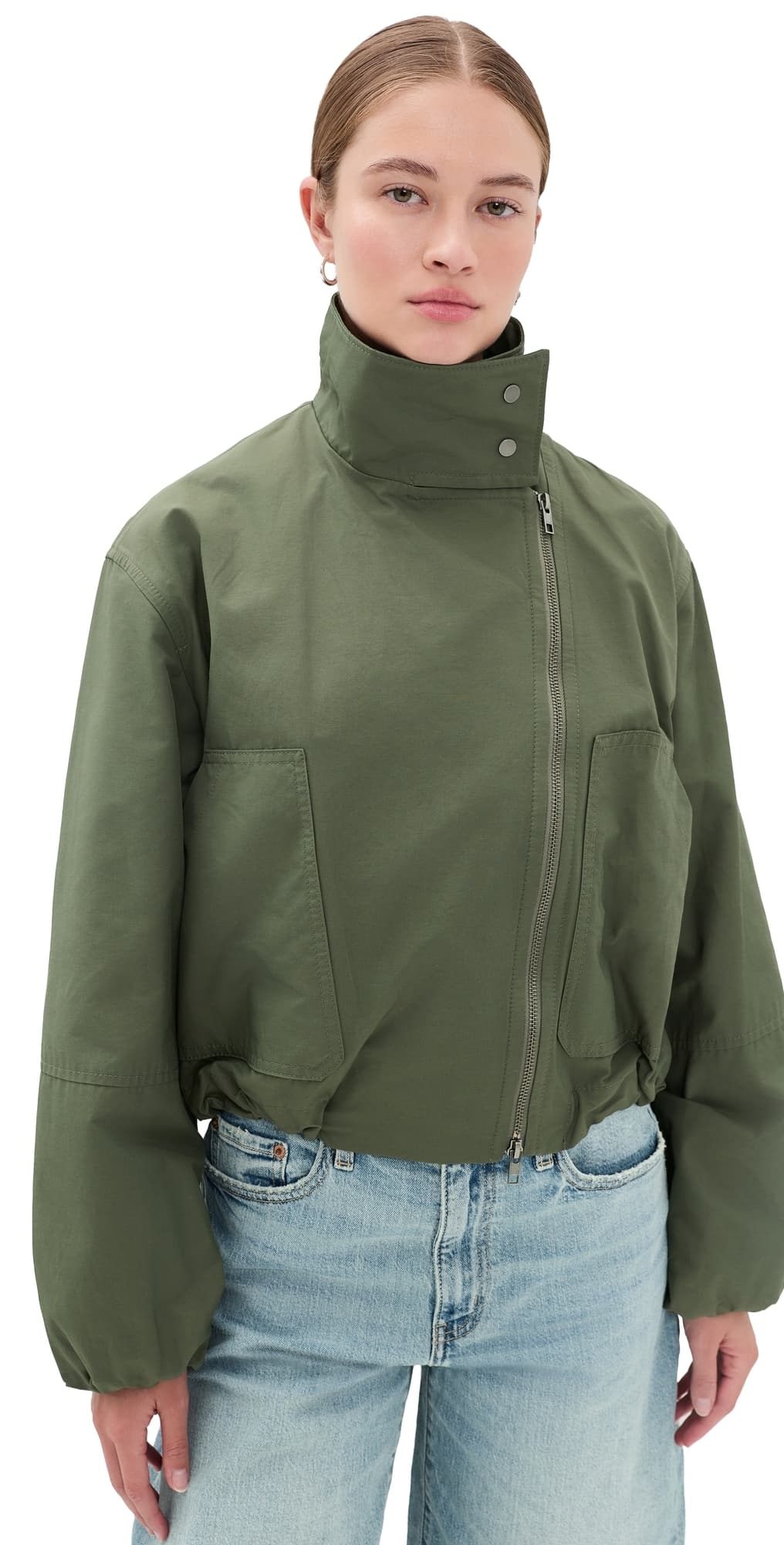 Vince Sculpted Parachute Jacket Pine Grove