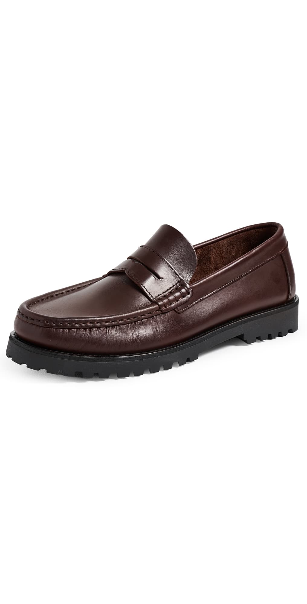 Vinny's Lee Lake Loafers Brown Nappa