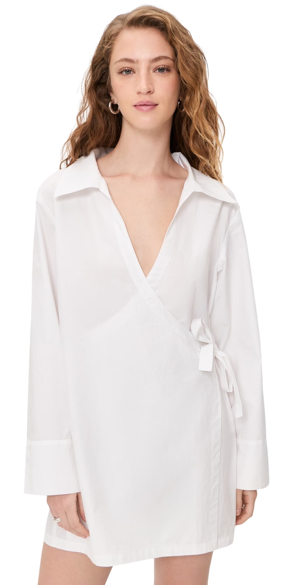 Vitamin A Elodie Wrap Dress White