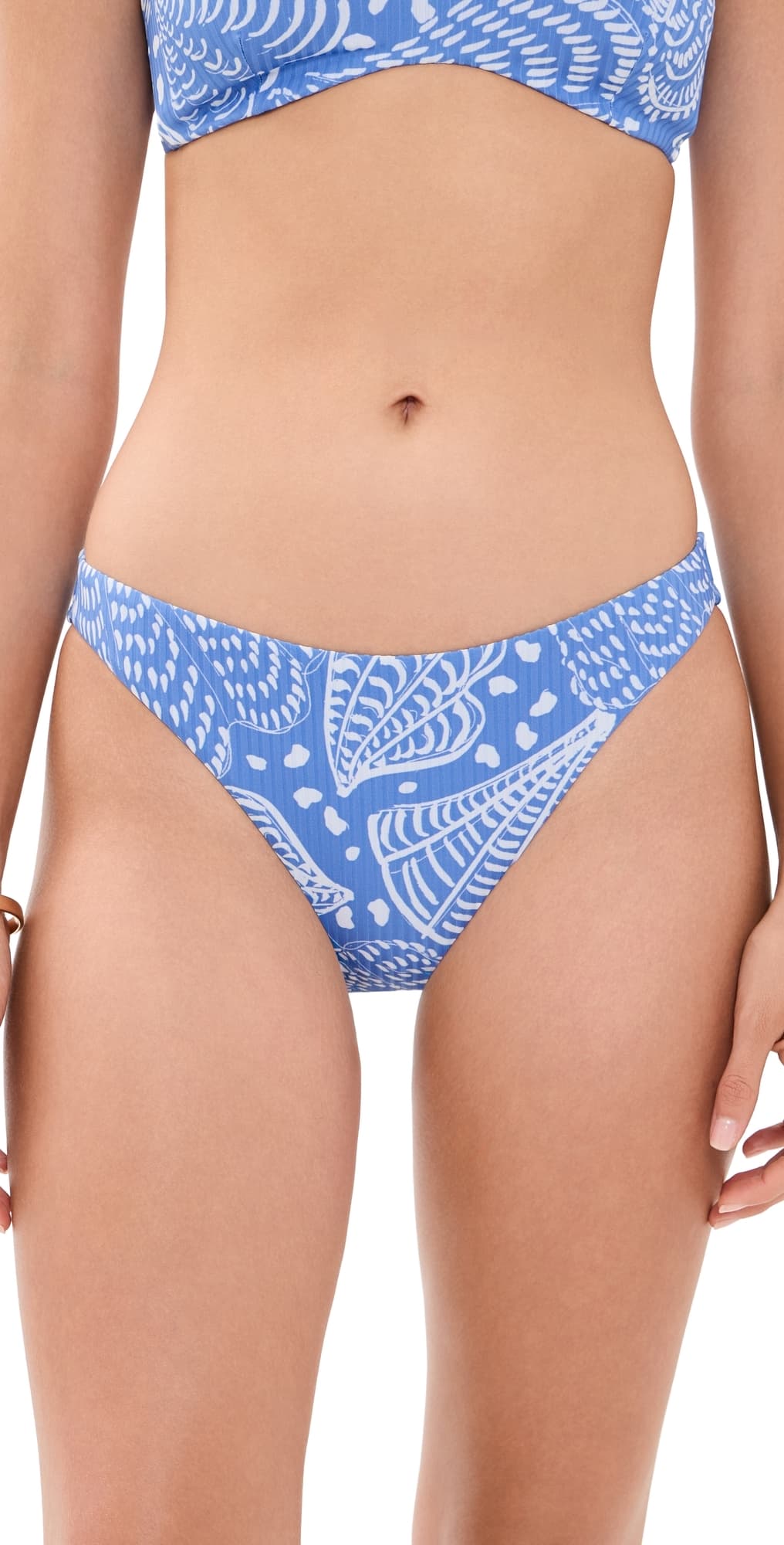 Vitamin A Thalia Bikini Bottoms Blue