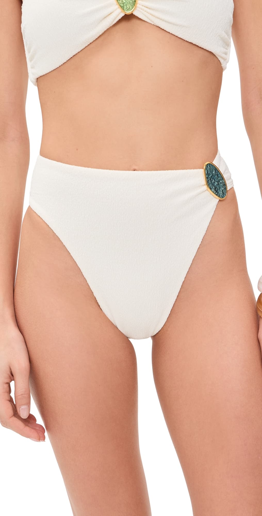 ViX Paula Hermanny Petra Gigi Hot Bikini Bottoms White