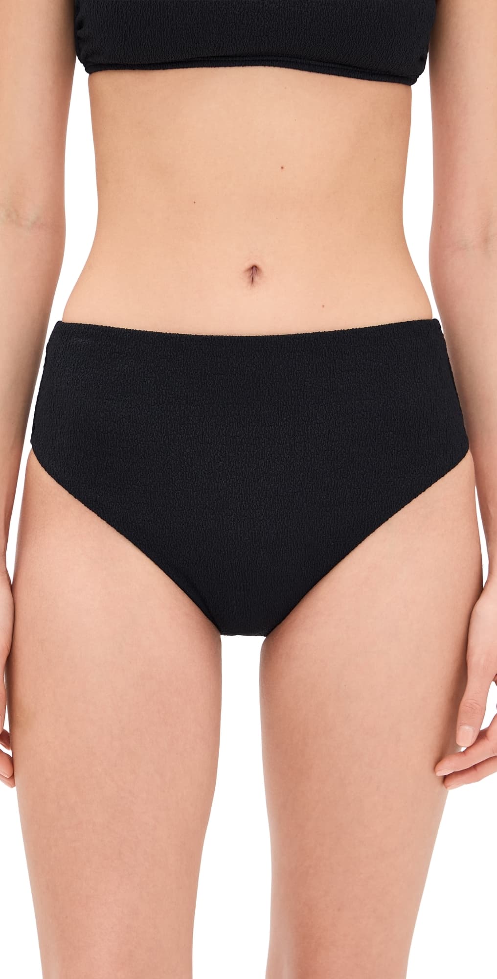 ViX Paula Hermanny Bela Full Bikini Bottoms Black