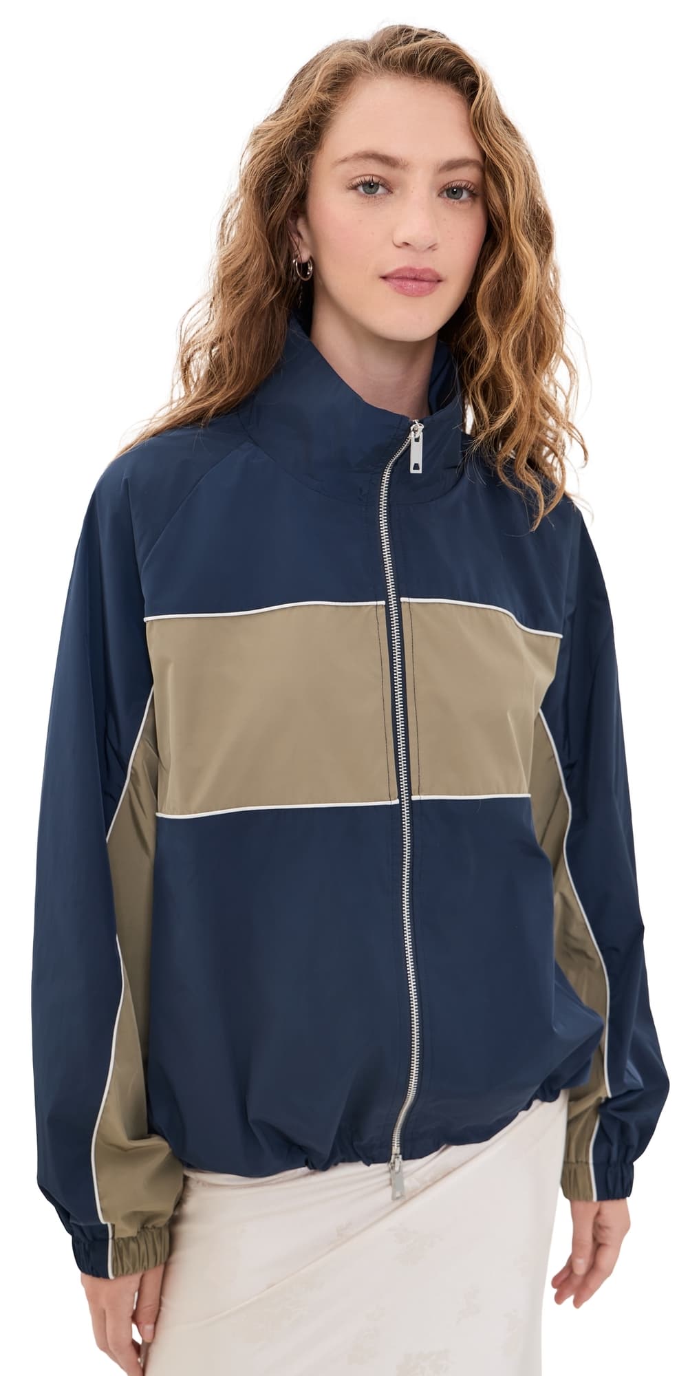 VRG GRL Darcy Spray Jacket Navy