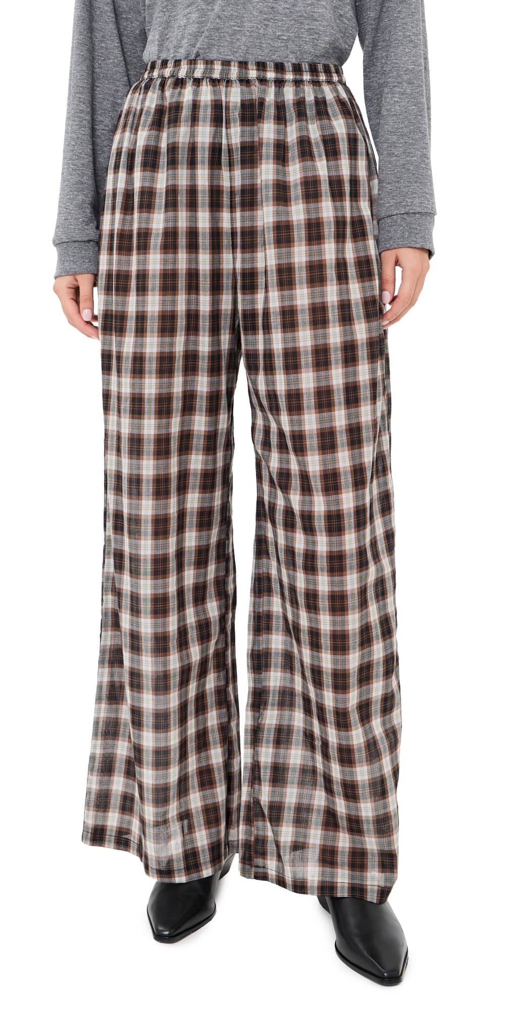 VRG GRL Raya Check Pants Check