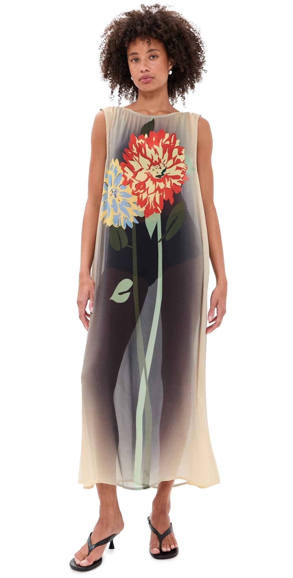 VRG GRL Jordyn Sheer Maxi Dress Flow State
