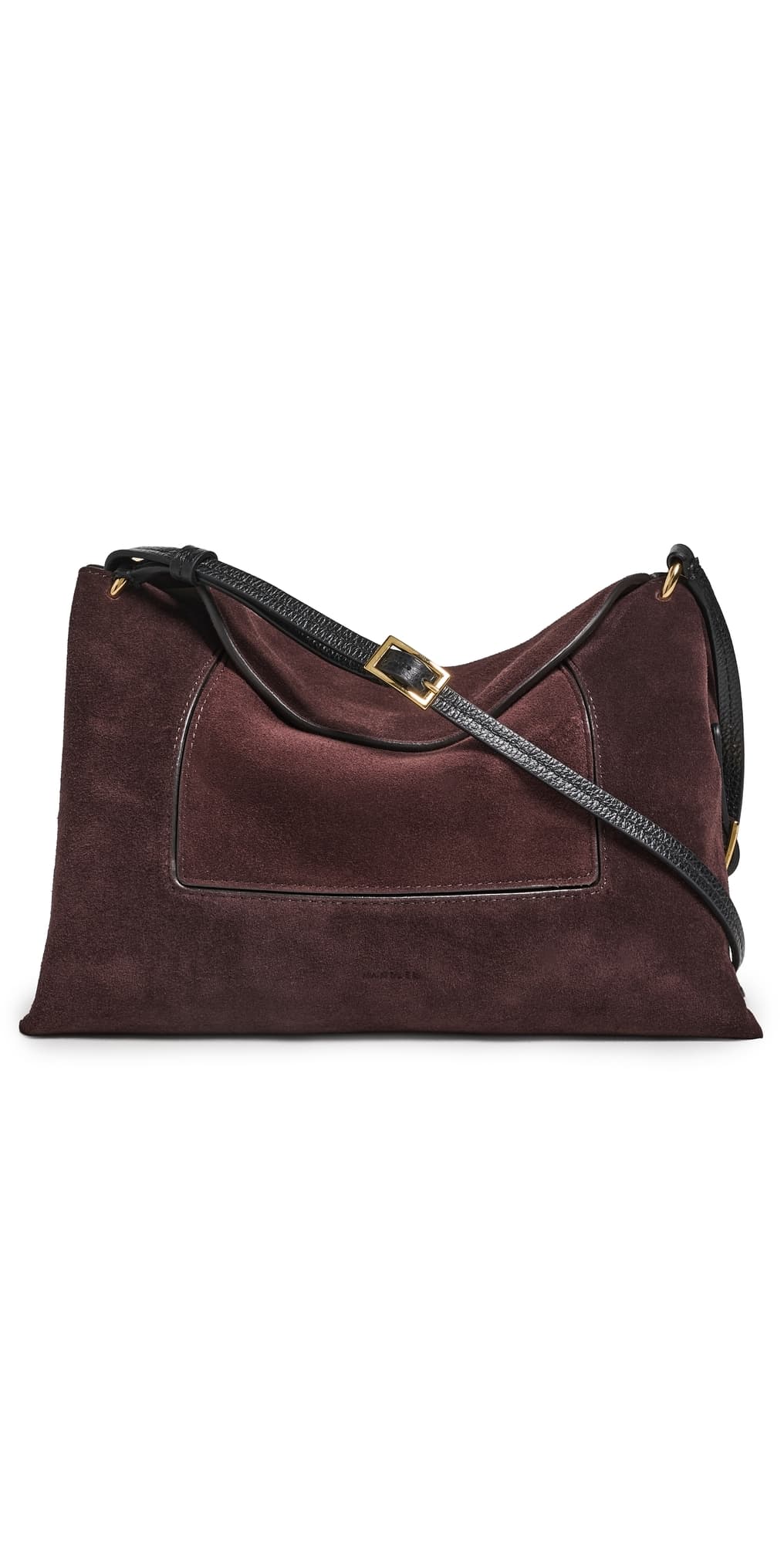 Wandler Penelope Slouch Shoulder Bag Acai Suede