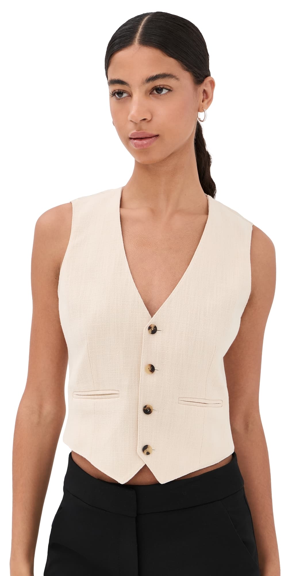 WARDROBE.NYC WARDROBE. NYC Spring Vest Cream