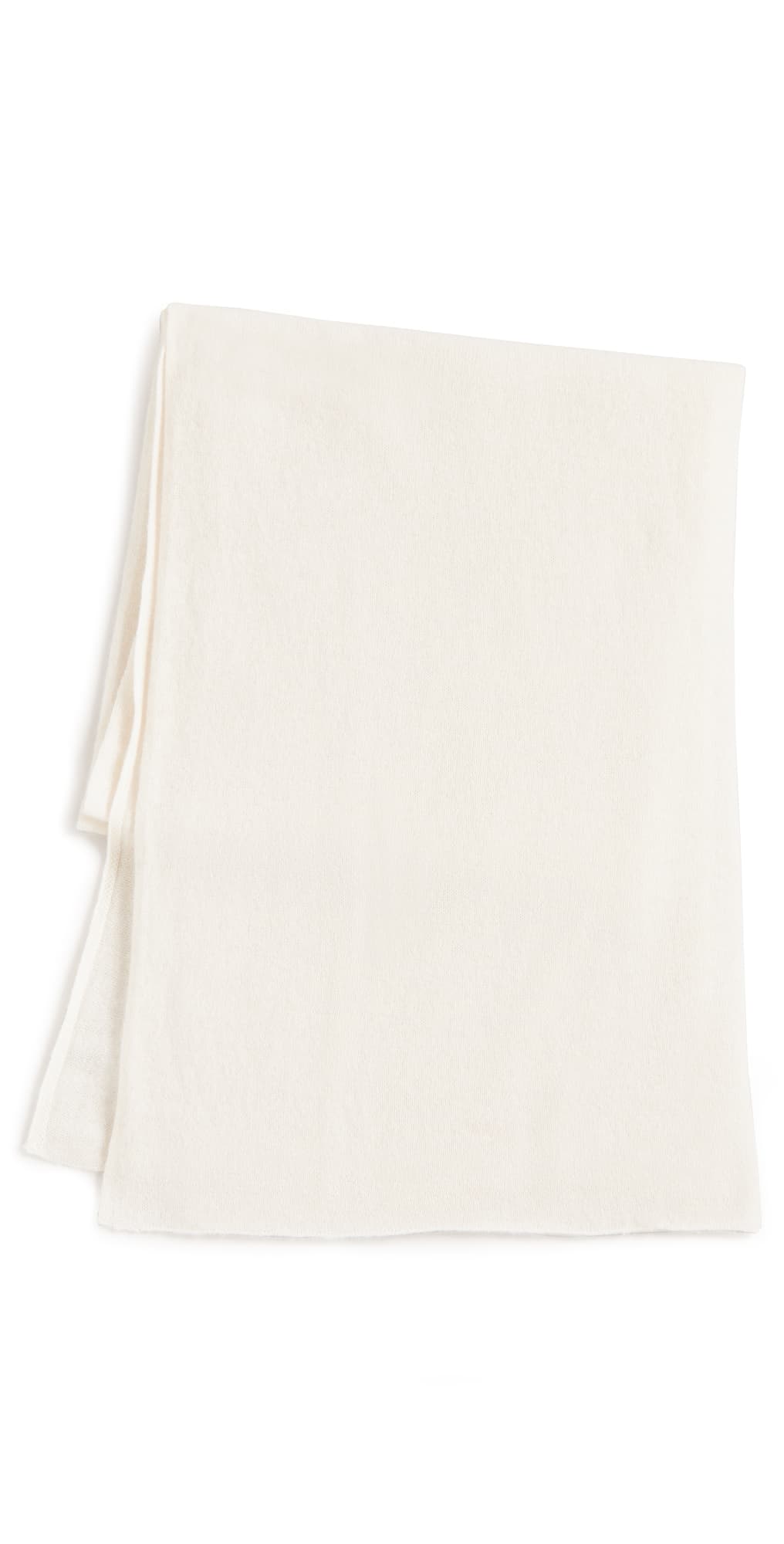 White & Warren Cashmere Travel Wrap Scarf Soft White