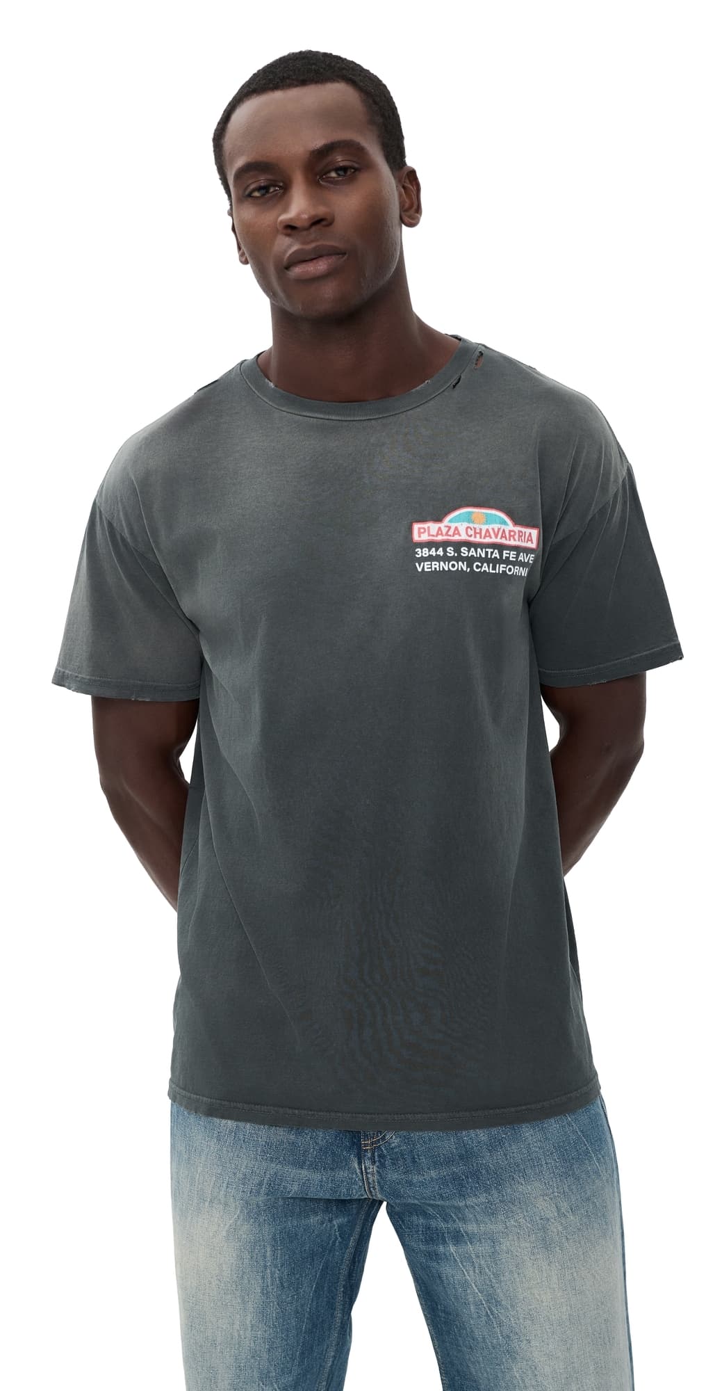 Willy Chavarria Plaza Chavarria Easy Tee Pirate Black