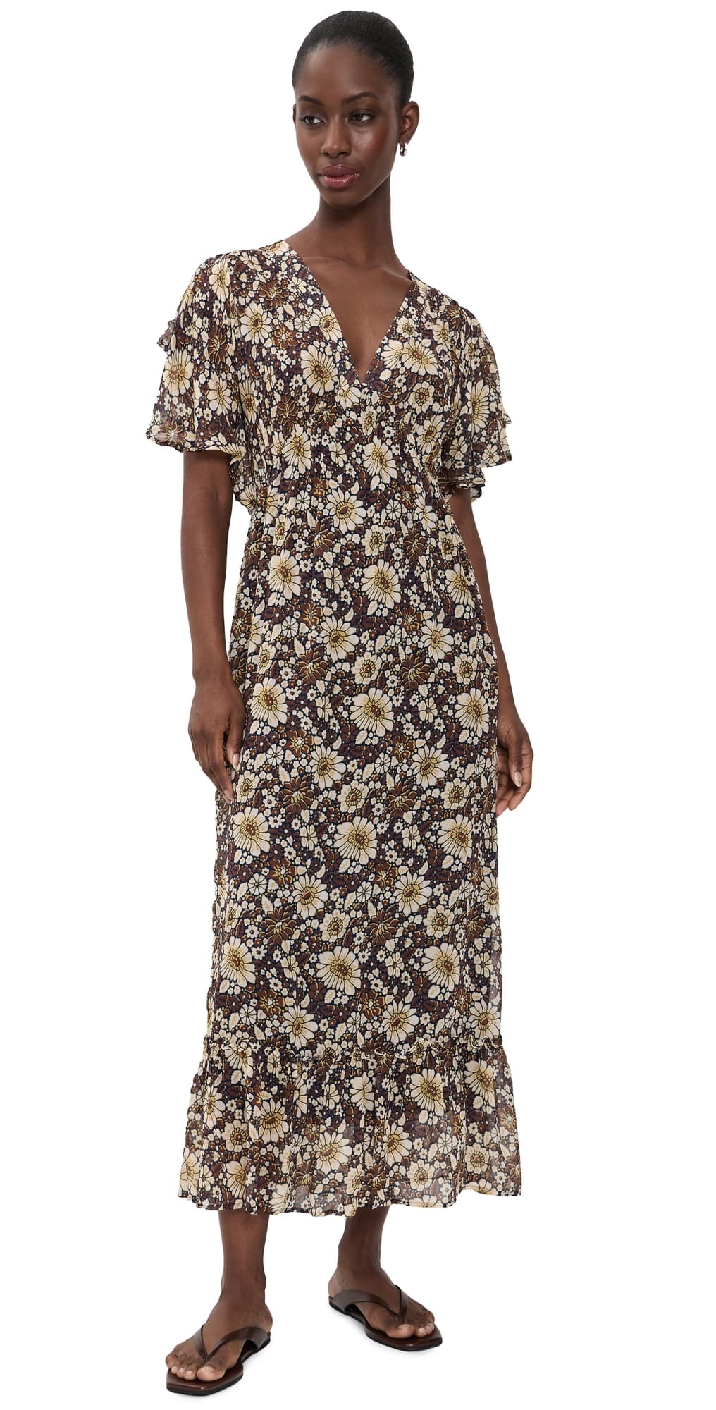 XIRENA Roberta Dress Tawny Brown