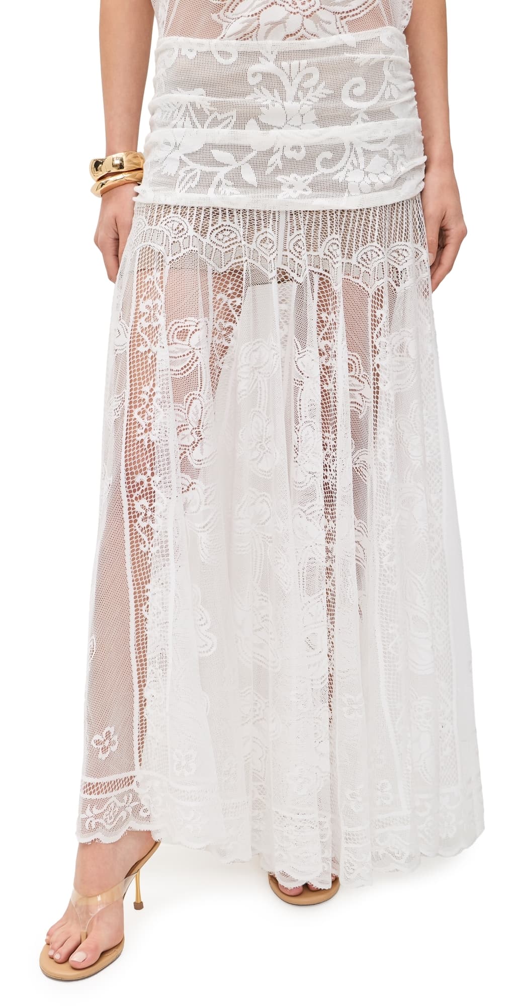 Yellow the Label Callista Skirt Ivory