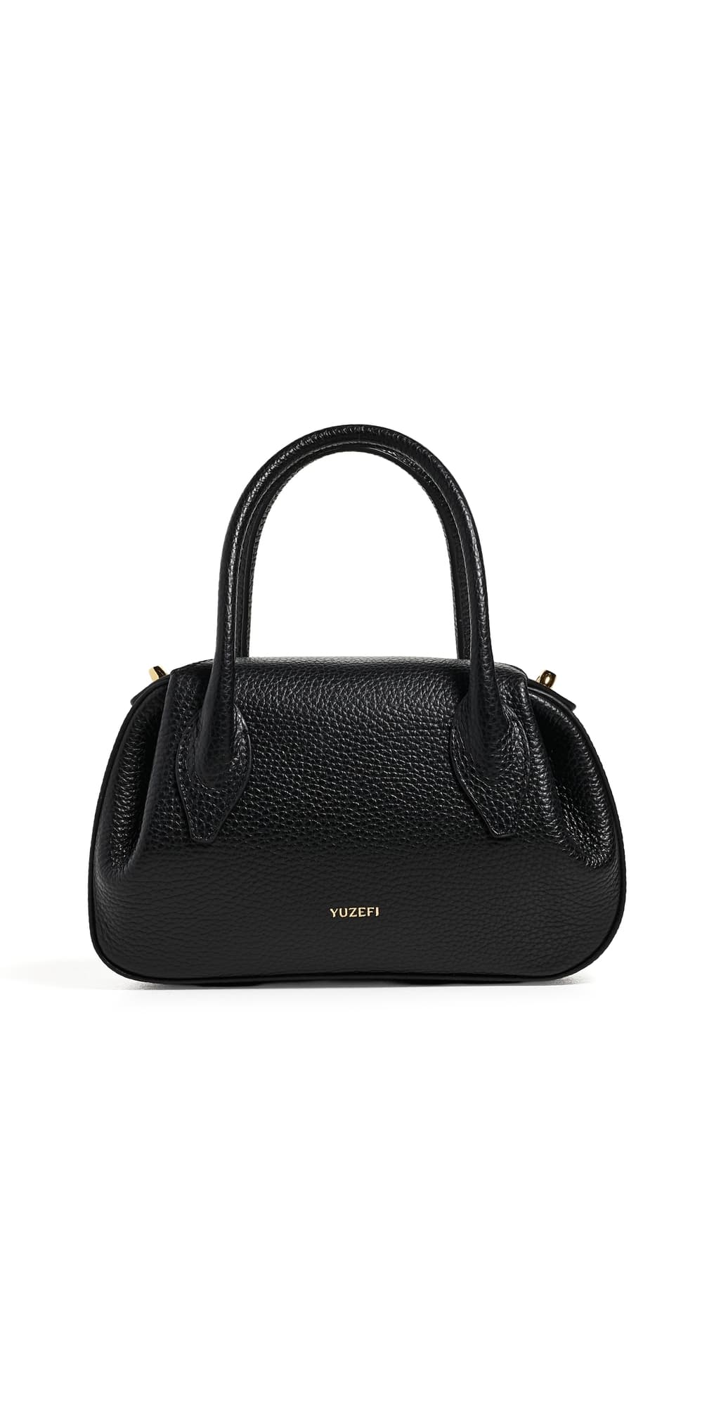 Yuzefi Oyster Mini Duffle Bag Black