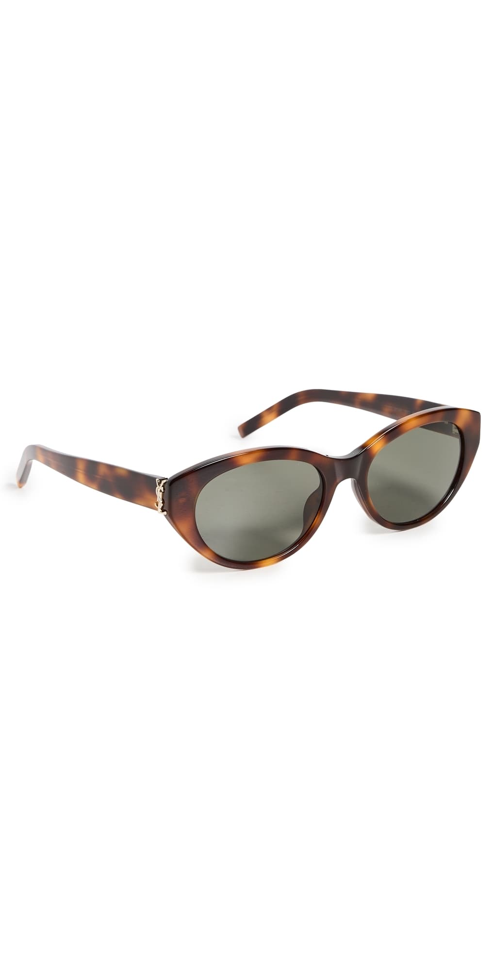 Saint Laurent SL M148 Cat Eye Sunglasses Havana-Havana-Grey · One Size