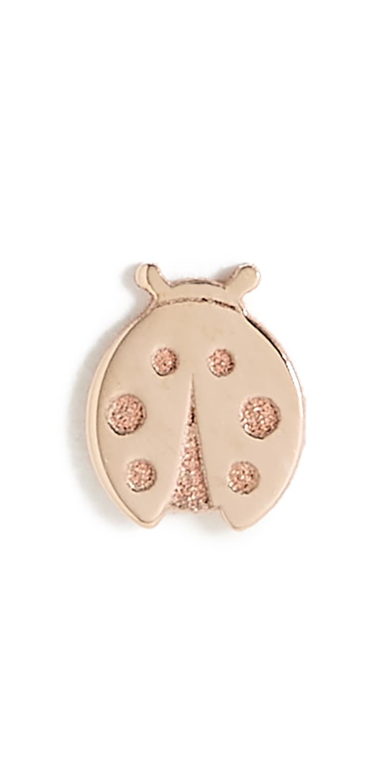Zoe Chicco 14k Gold Single Itty Bitty Ladybug Stud Earring Yellow Gold · One Size