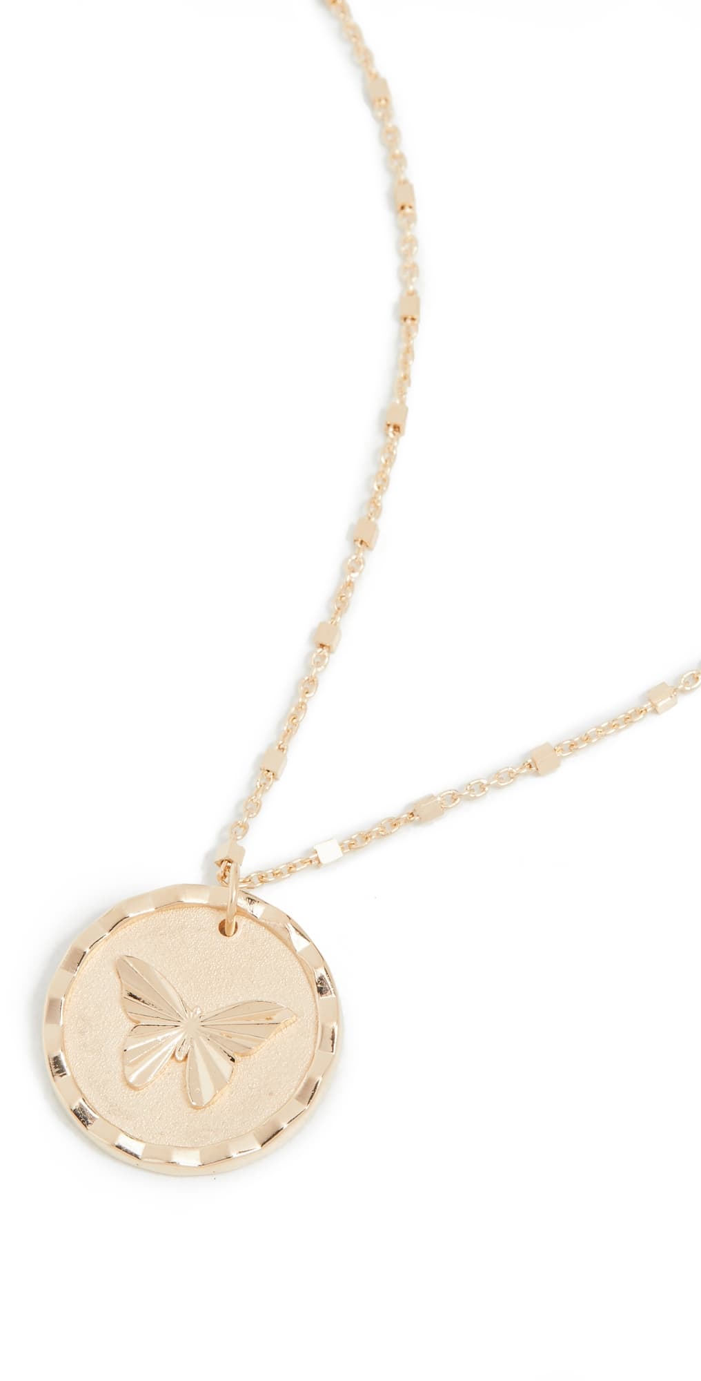 Jennifer Zeuner Jewelry Amelia Necklace Yellow Vermeil · One Size
