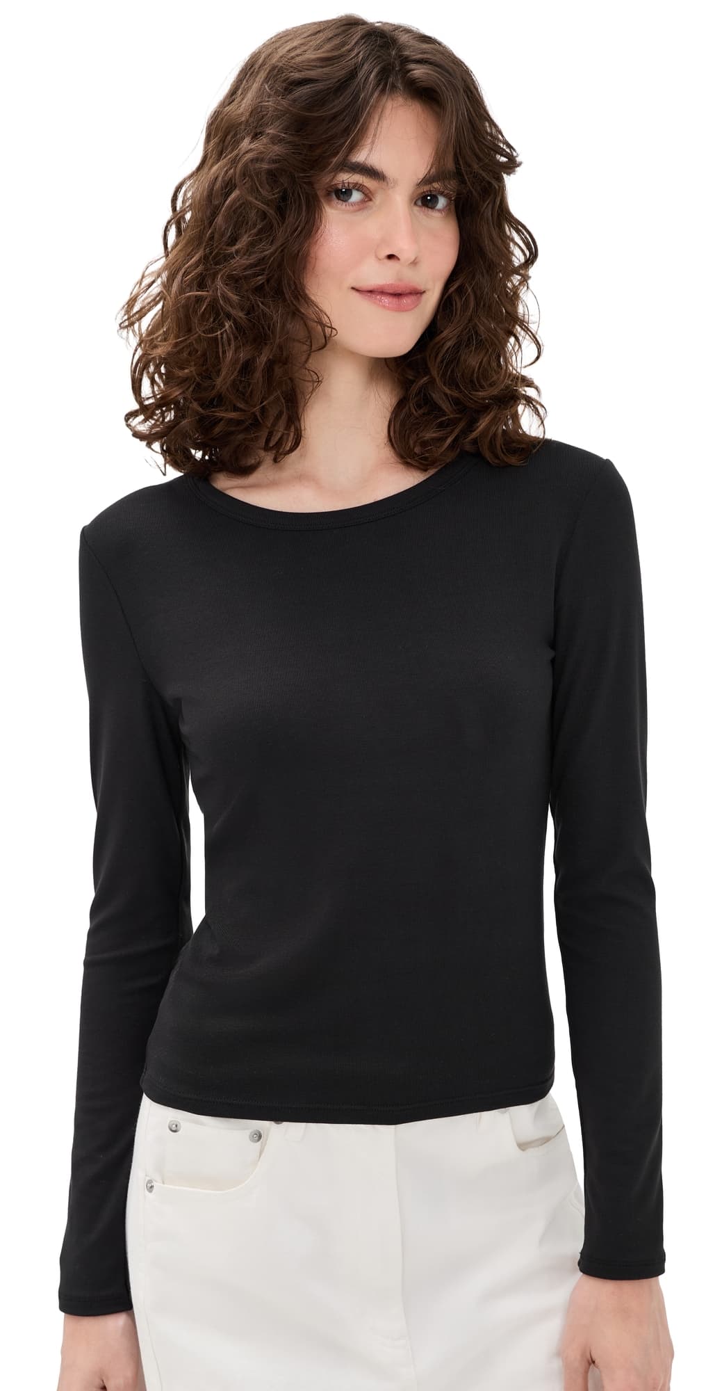 Z Supply Second Skin Crew Tee Black