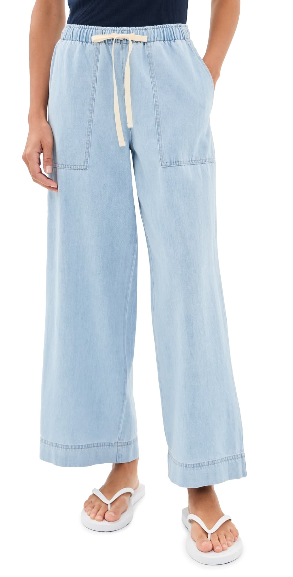 Z Supply Daycation Denim Pants Coastal Water