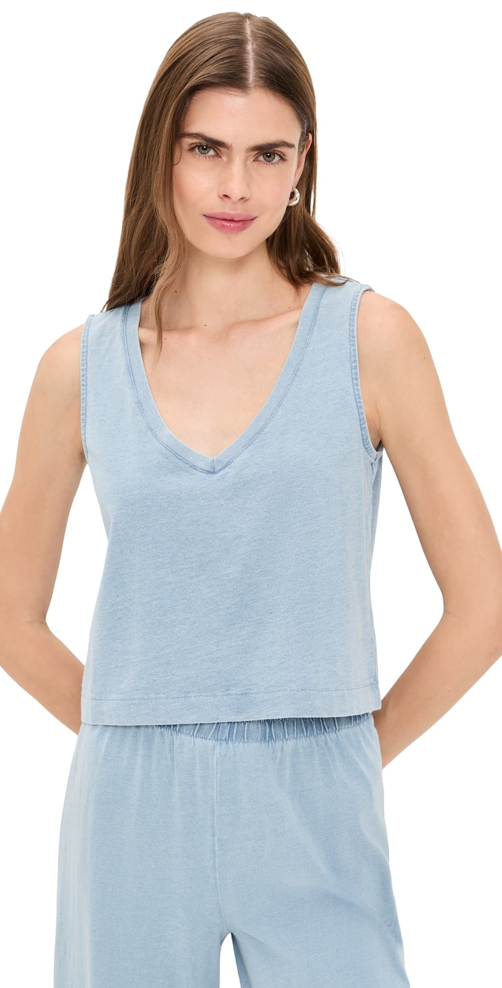 Z Supply Sloane Tank Top Ocean Air Indigo