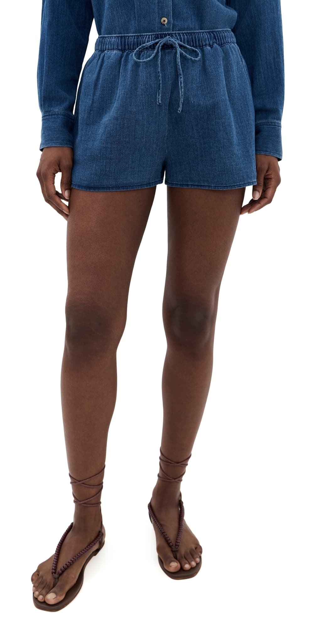 Z Supply Perfect Twill Shorts Twilight Blue