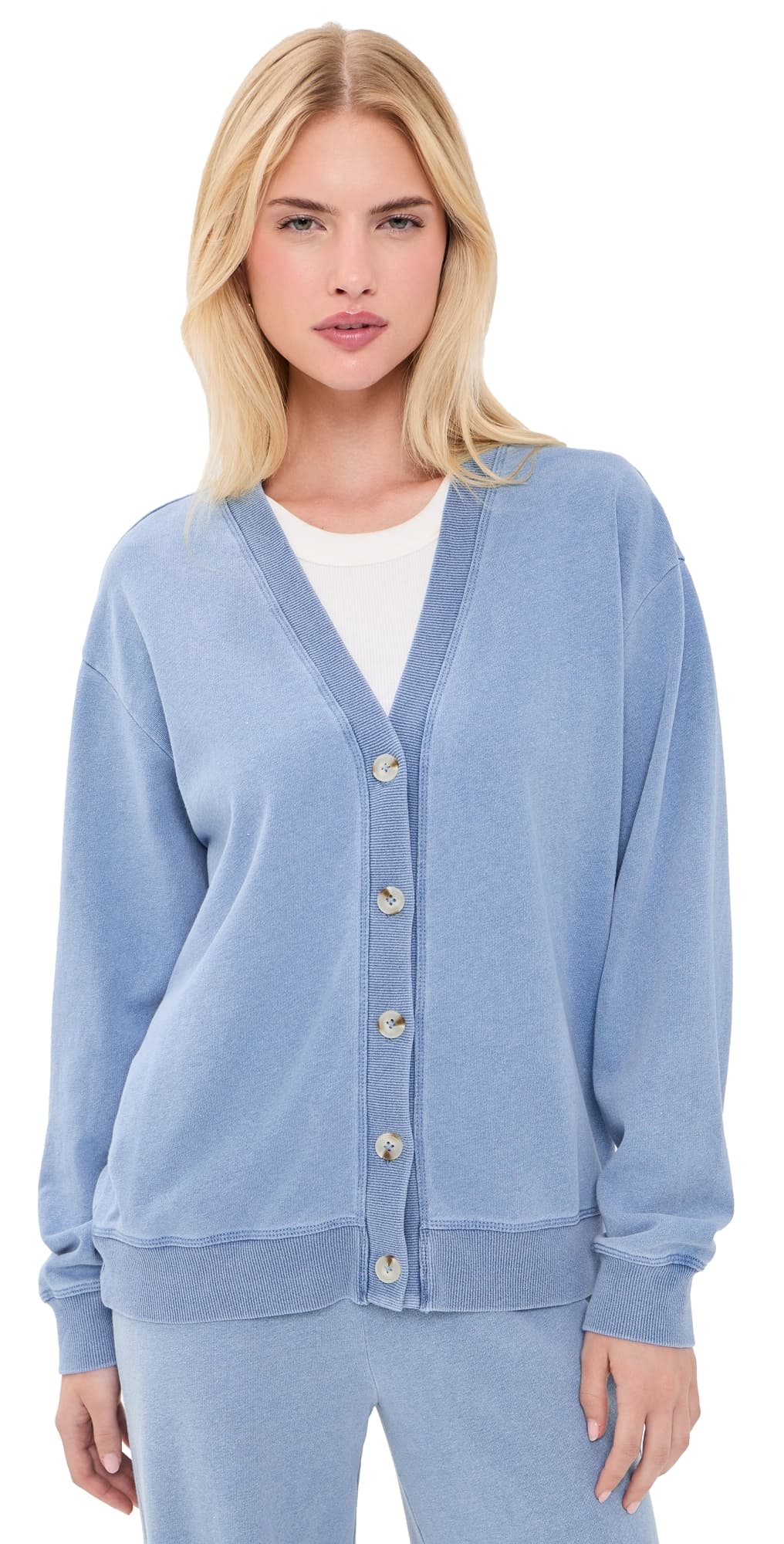 Z Supply Dazed End Cardigan Santorini Indigo