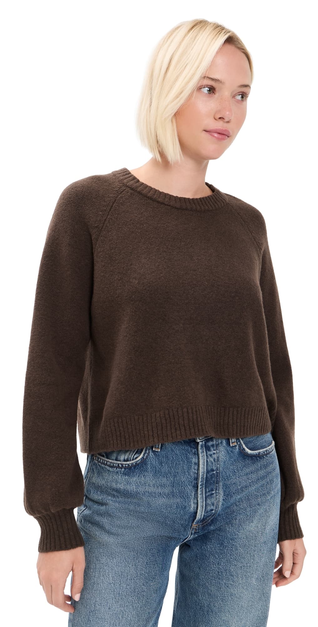 Z Supply Coming Up Sweater Dark Chocolate