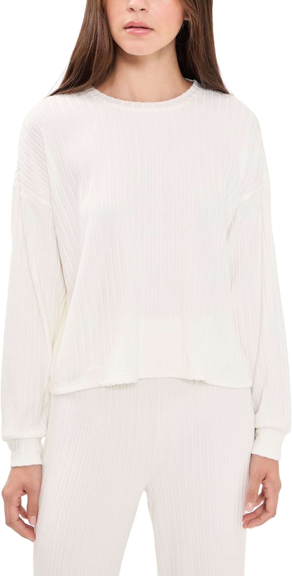 Z Supply Daydream Rib Top Bone