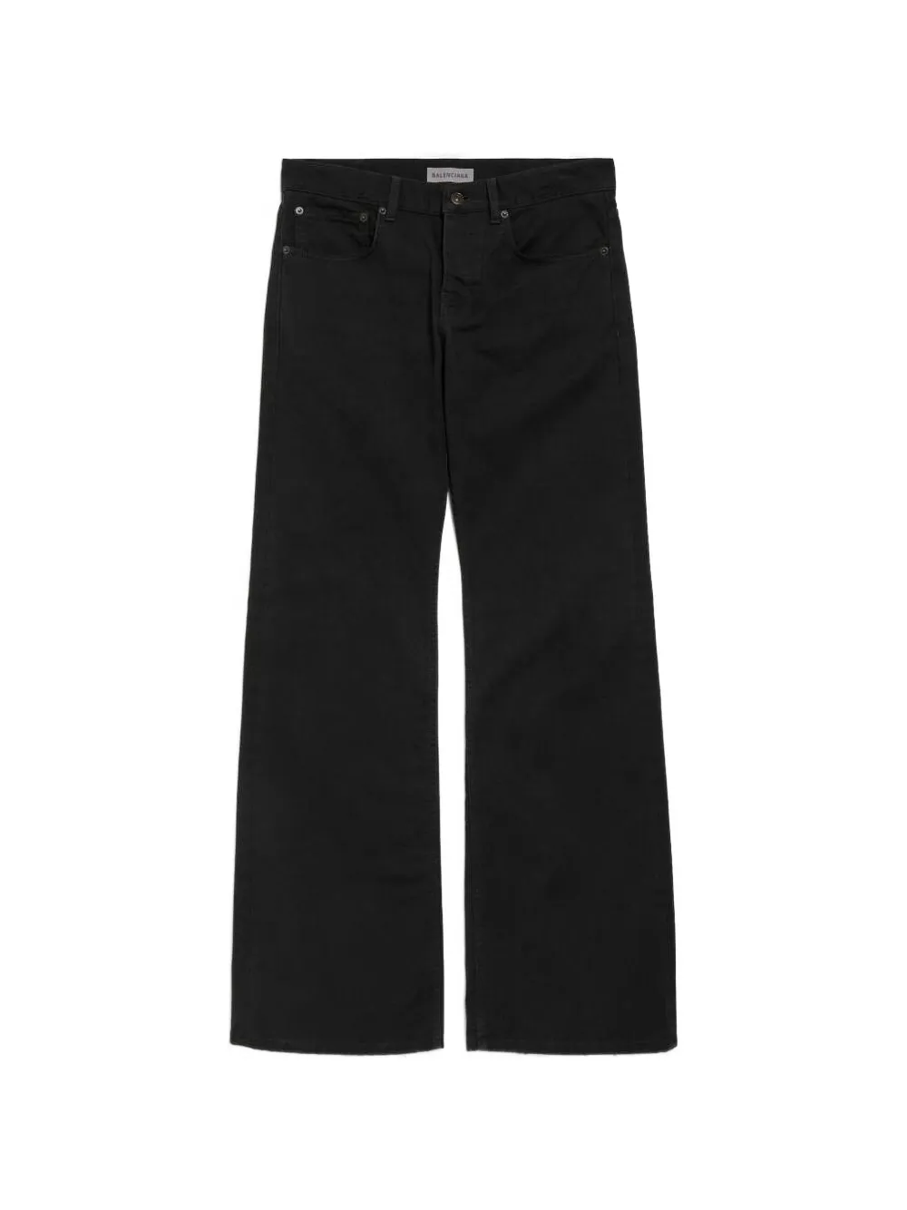 Retailer photograph of Balenciaga relaxed-fit wide-leg jeans.