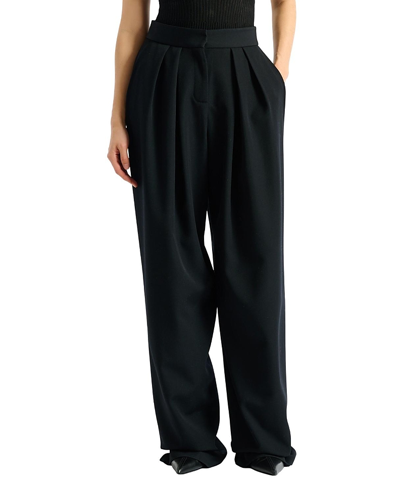 Retailer photograph of Balmain Balmain Grain De Poudre Trousers.